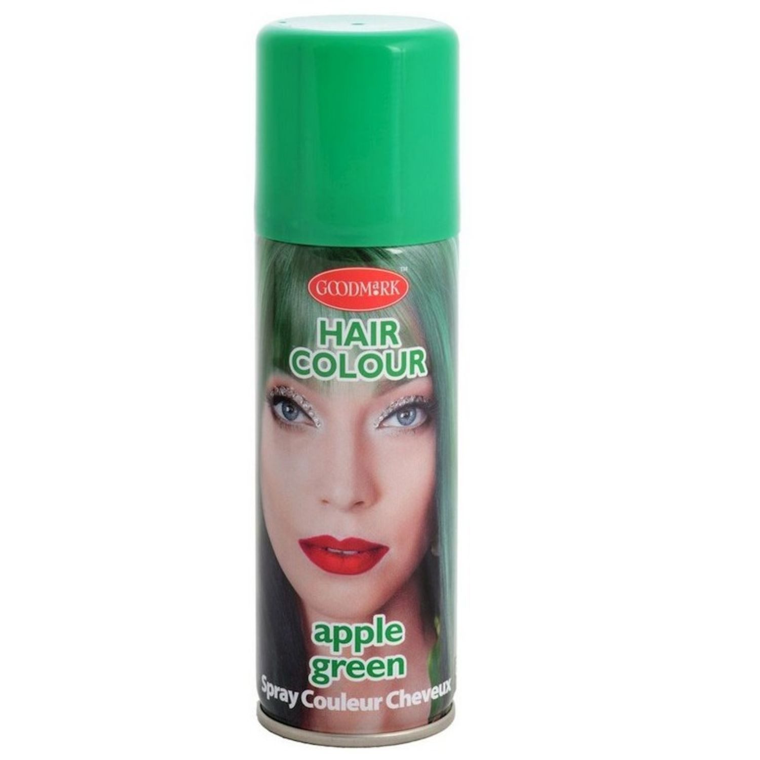 Goodmark Theaterschminke Color Haarspray - Farbspray 125 ml, Grün
