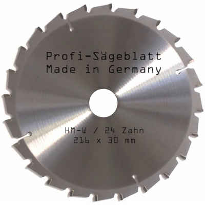 BauSupermarkt24 Kreissägeblatt HM Sägeblatt 216 x 30 mm Kreissägeblatt für Spannplatten Holzplatten