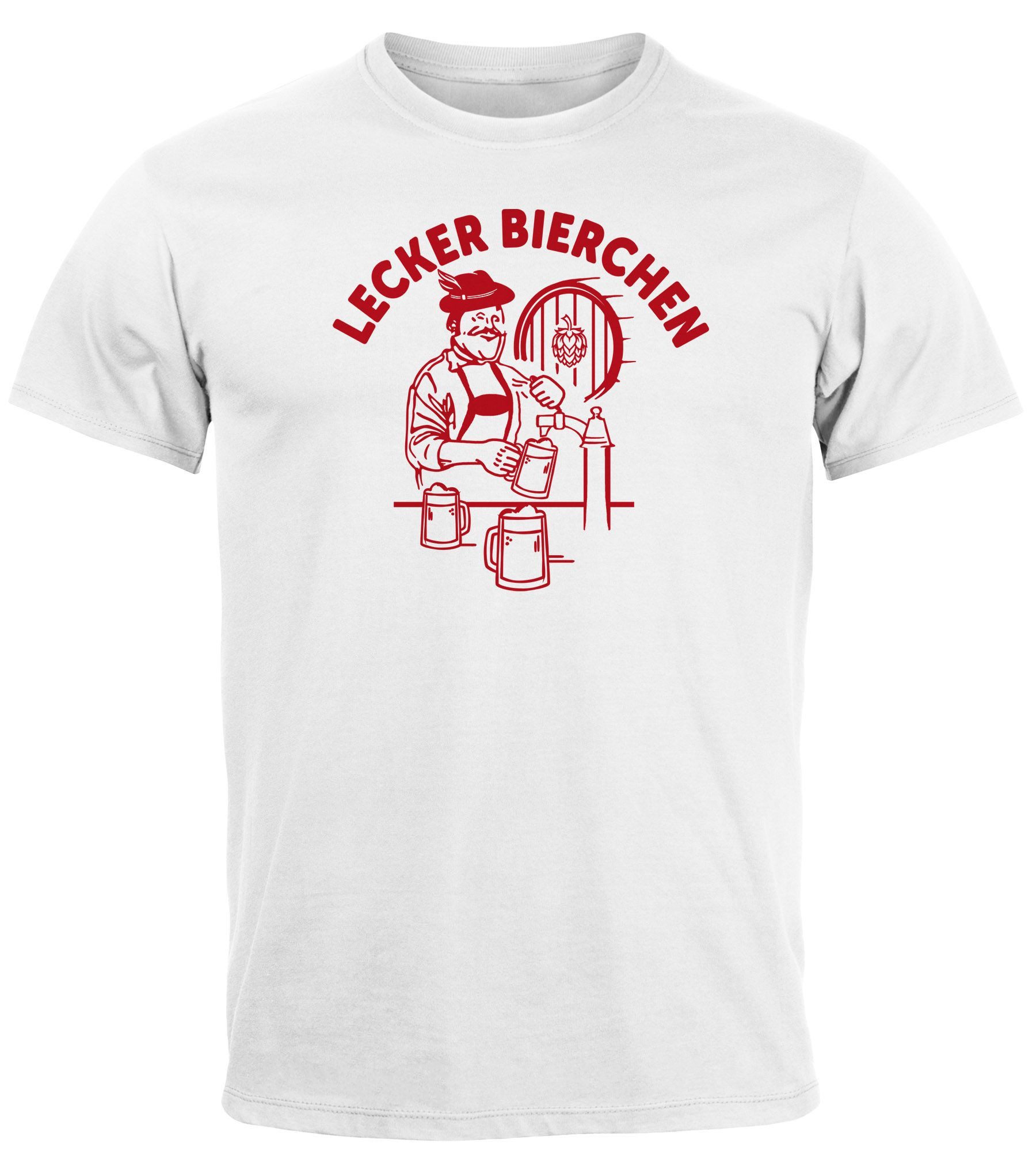MoonWorks Print-Shirt Herren T-Shirt Lecker Bierchen günstig online kaufen