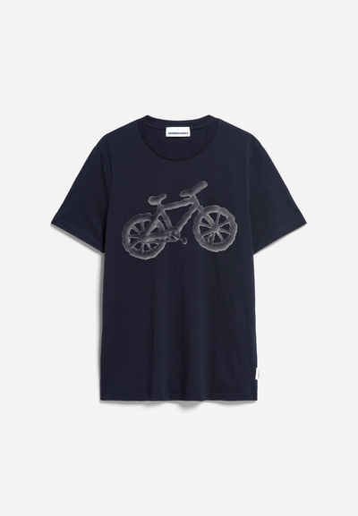 Armedangels Print-Shirt JAAMES CLOUD BIKE Herren (1-tlg) empty