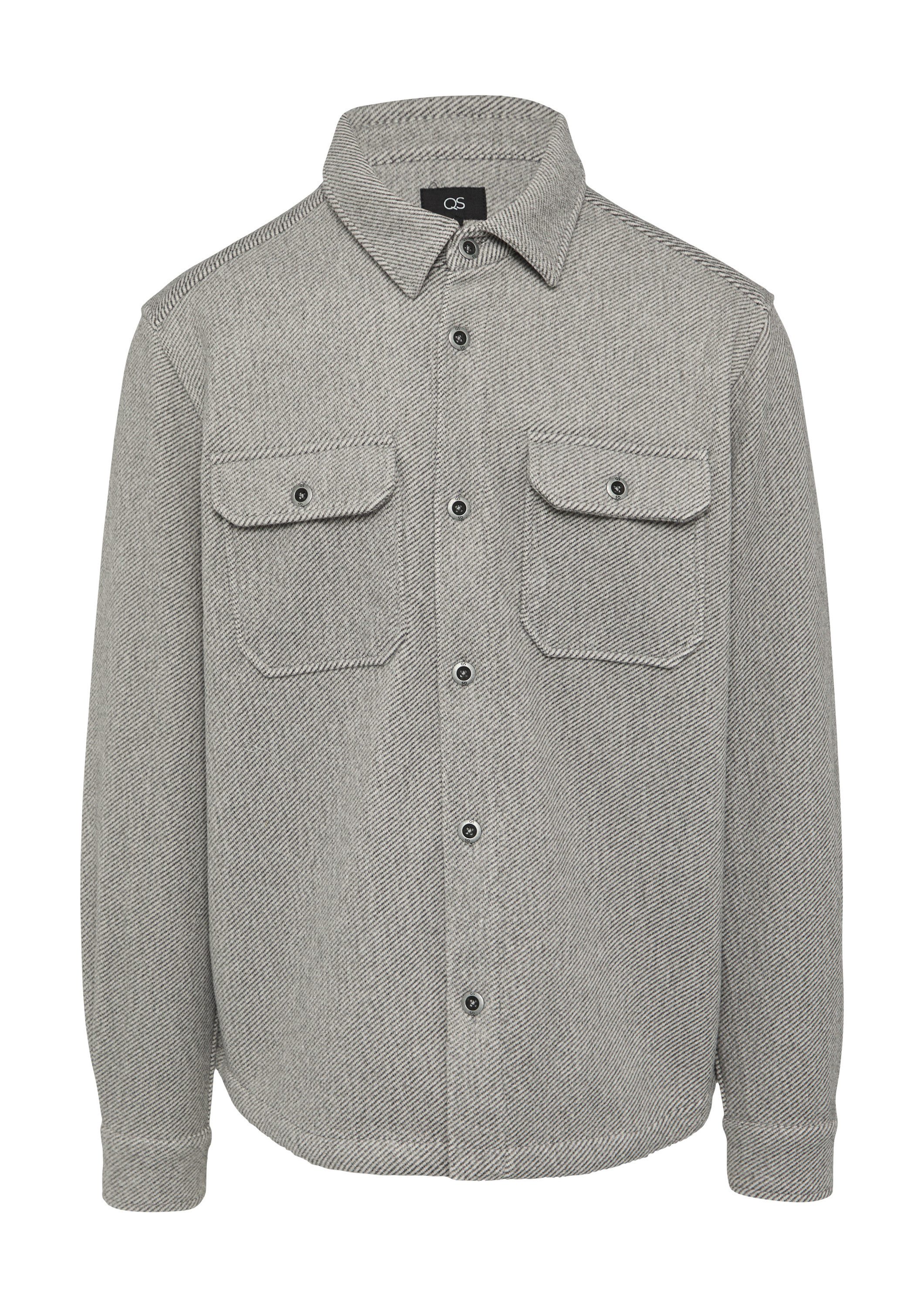 QS Hemdjacke Hemd Overshirt mit Brusttaschen günstig online kaufen