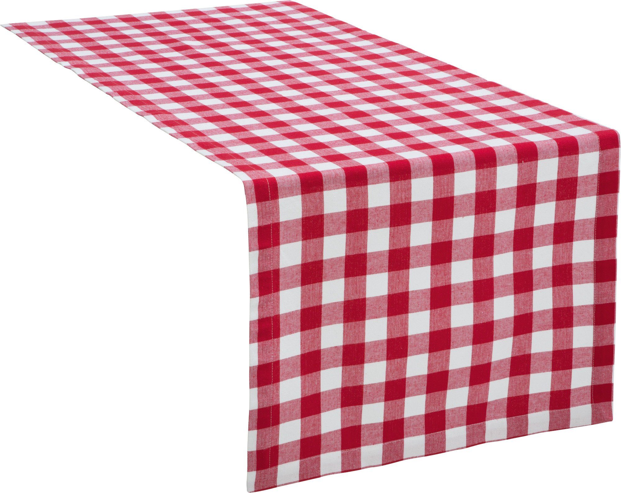 REDBEST Tischdecke Tischläufer "Nashville", Baumwolle Karo/Landhaus