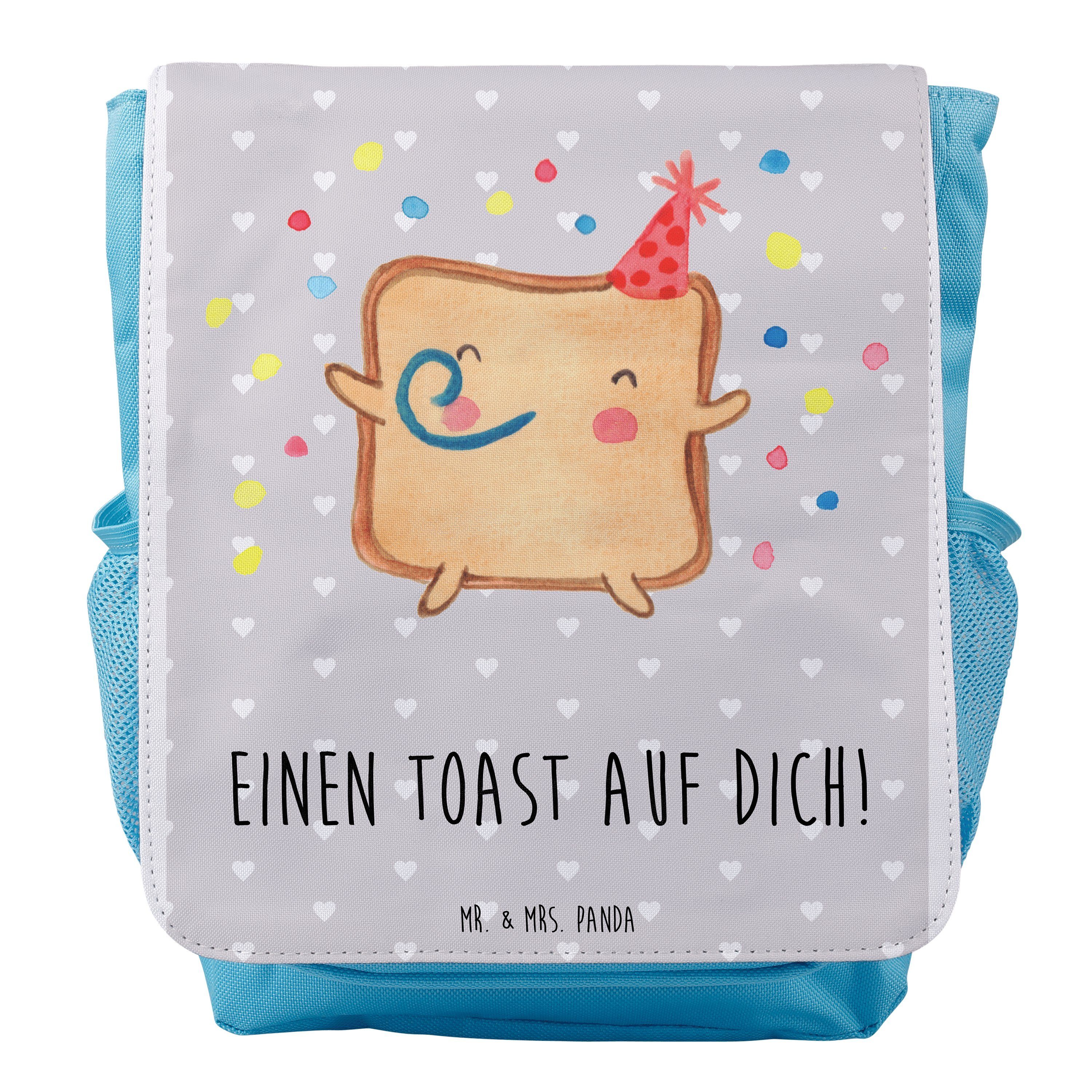 Geschenk, - Mr. & Mrs. Heiratsan Freund, - Toast Kinderrucksack Panda Grau Pastell Mitbringsel, Party