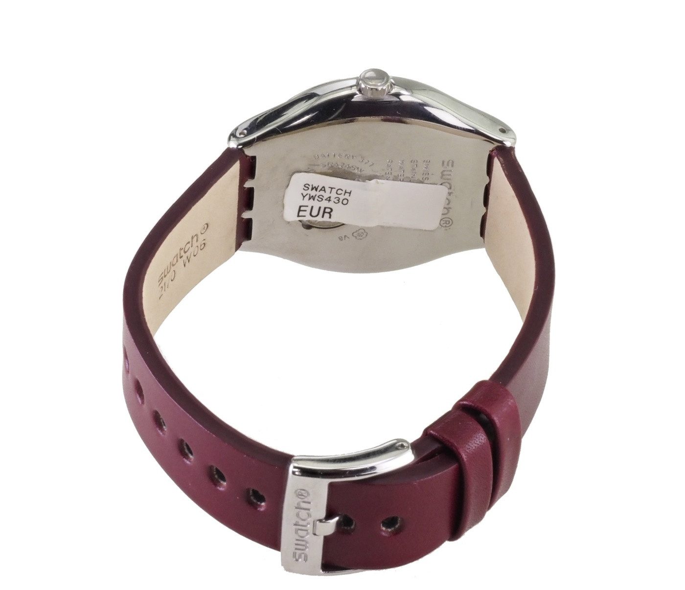 Swatch Quarzuhr Swatch Damen Herren Quarz Uhr YWS430 Irony REDFLECT X20, (Gold)
