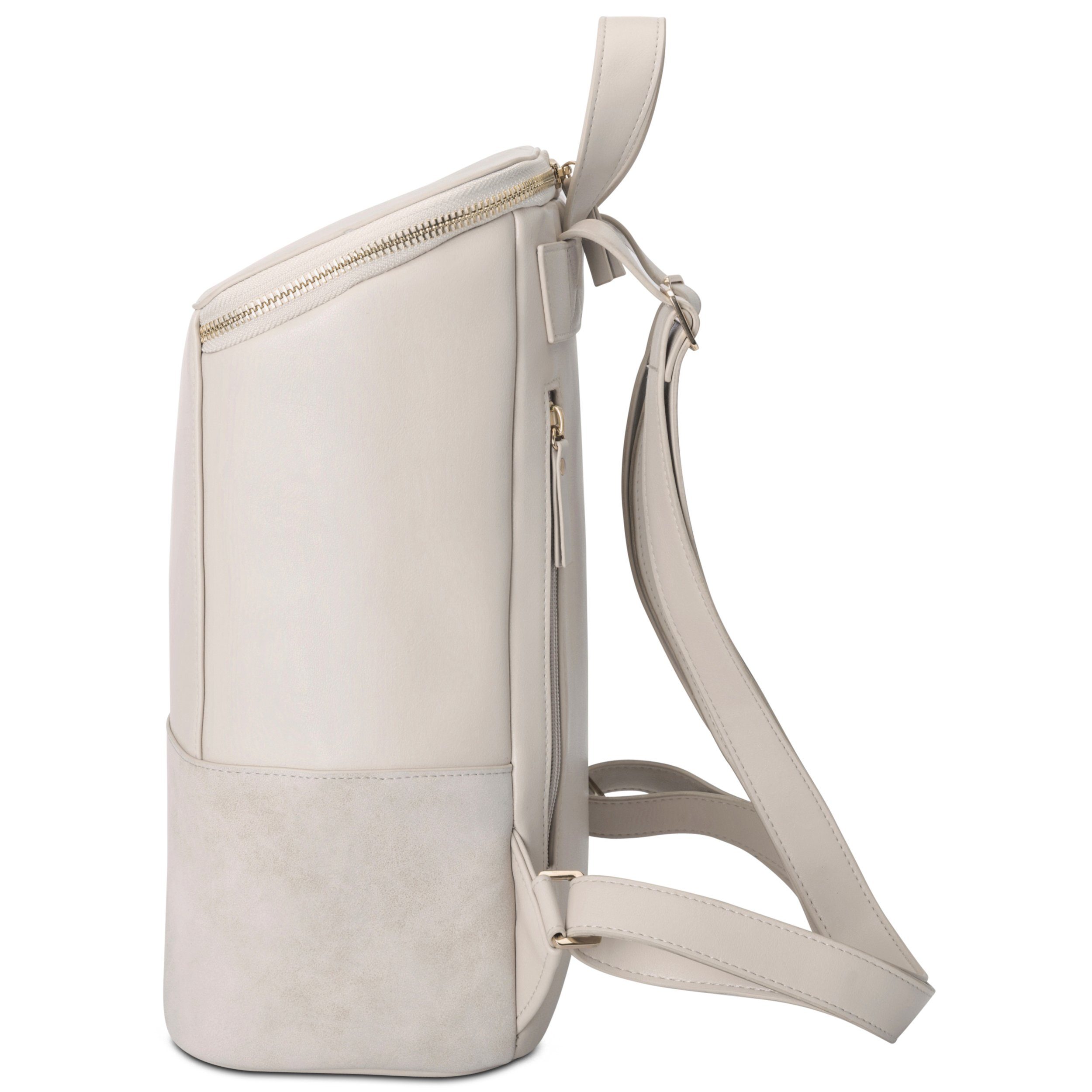 Expatrié Cityrucksack MALOU Rucksack Damen, Tagesrucksack, Elegantes Design, Verstecktes Seitenfach – Bild 5 von 5