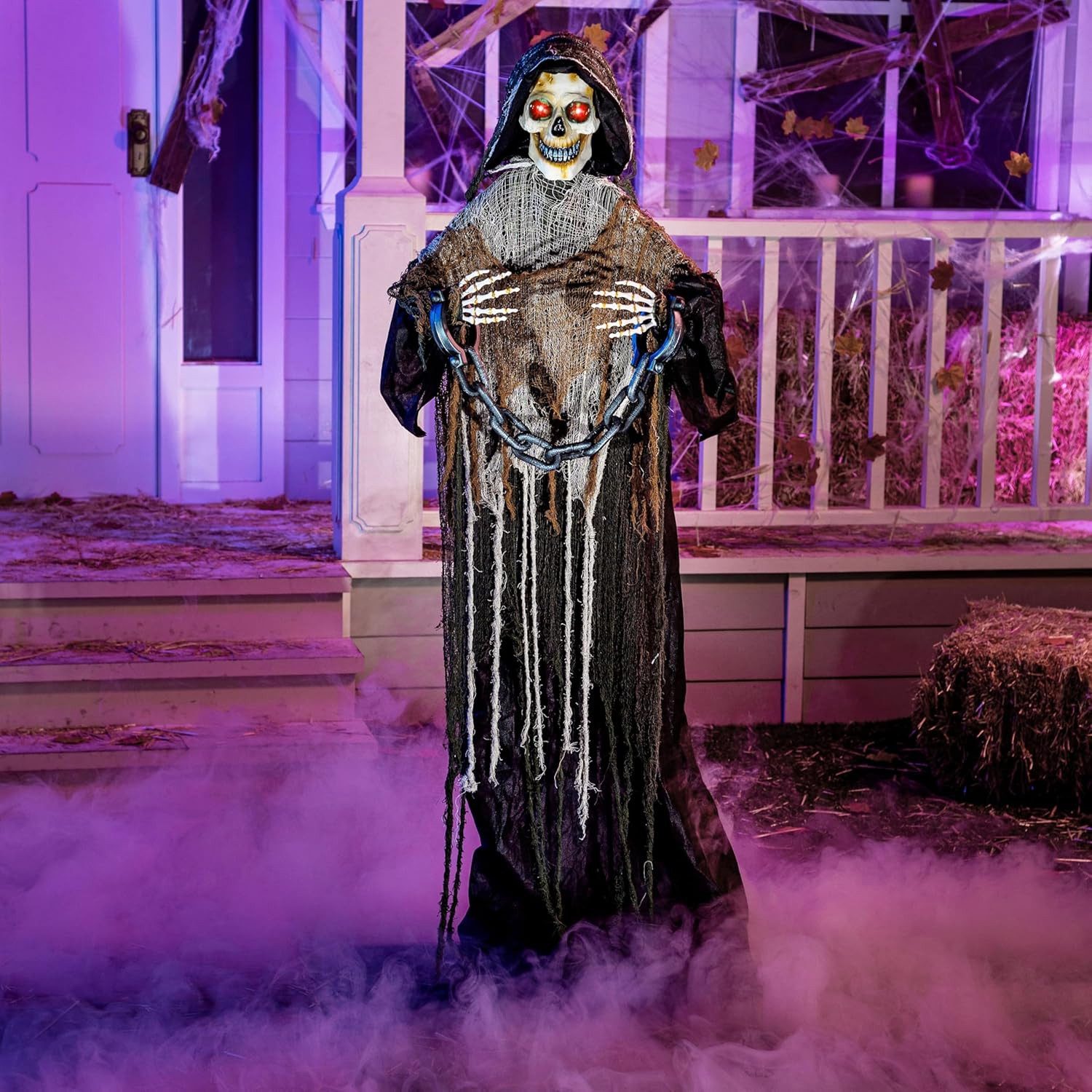JOYIN Fantasy-Figur JOYIN 175cm Halloween Sensenmann, lebensgroß, LED & Sound