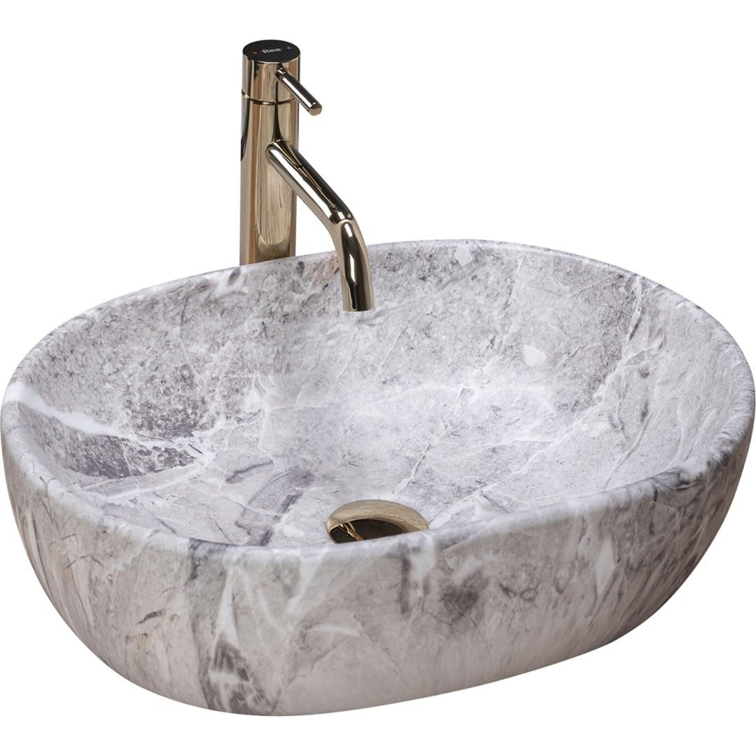 GTM Design Aufsatzwaschbecken AMELIA Modern Waschbecken günstig online kaufen