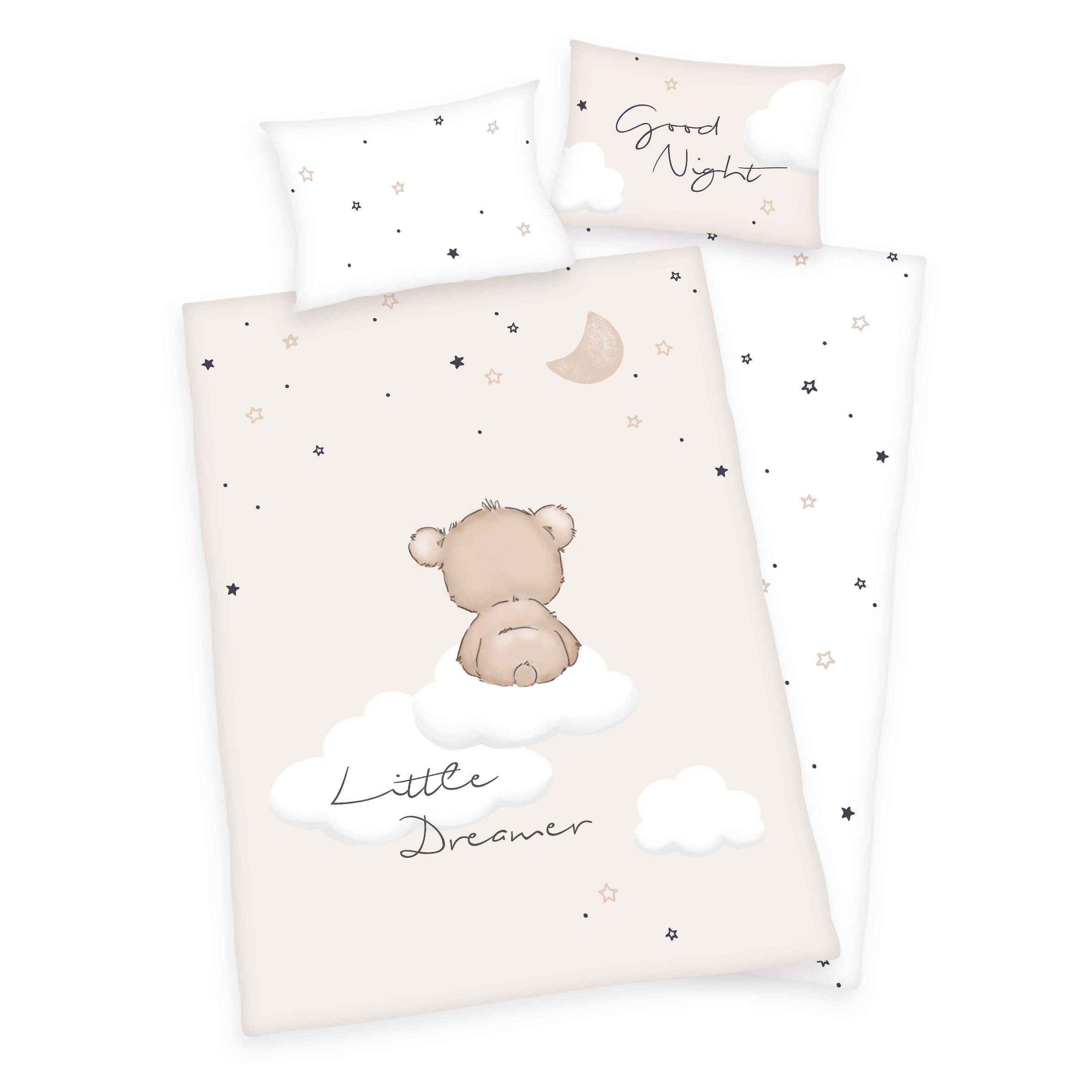 Herding Bettbezug "Little Dreamer" 100% Bio-Baumwolle, 100x135cm + 40x60 cm günstig online kaufen