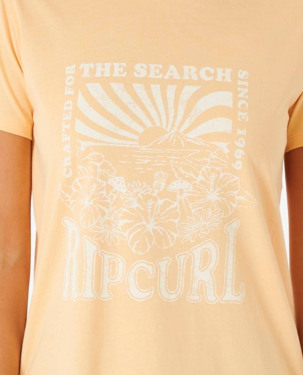 Rip Curl Print-Shirt Tropical T-Shirt Standard Sunset