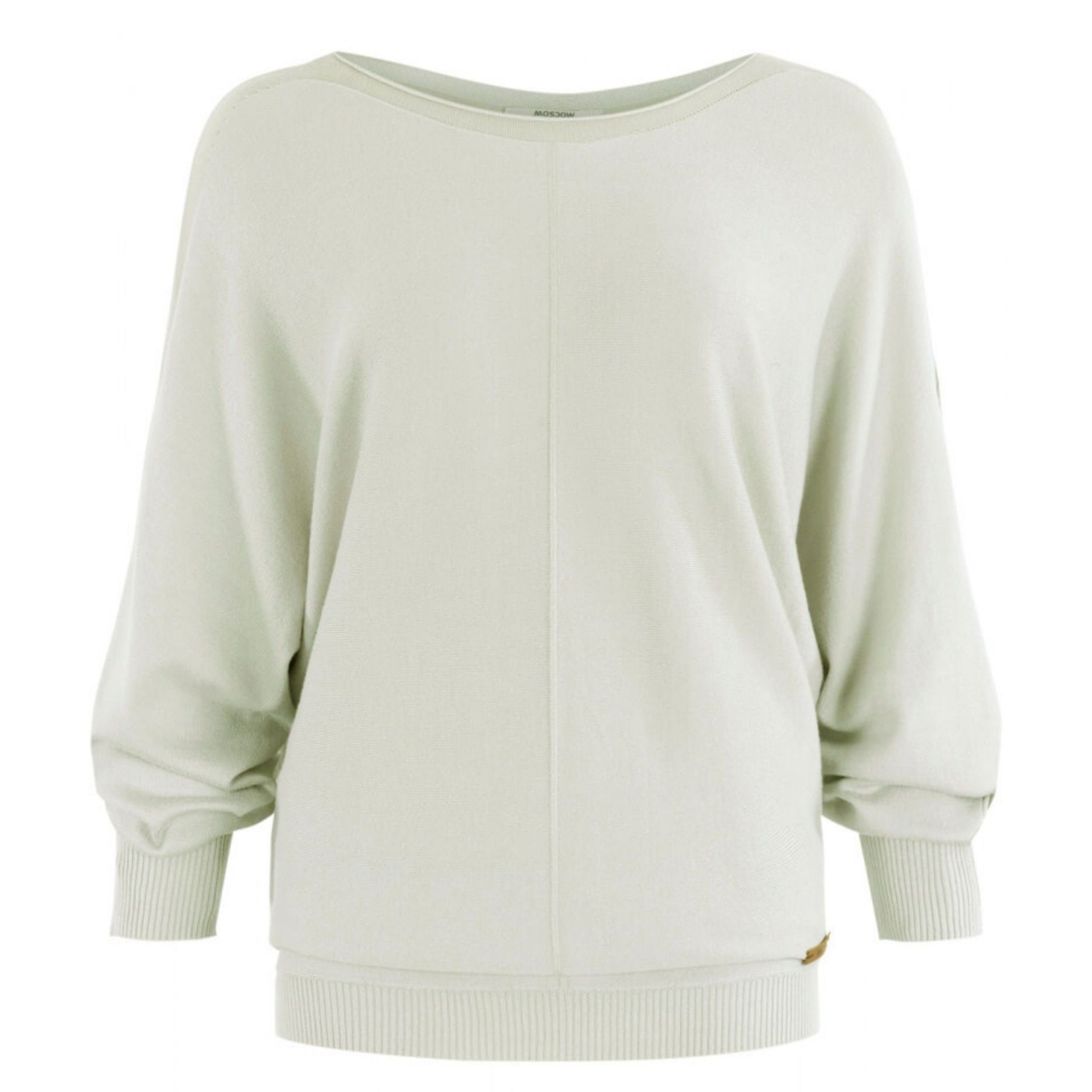 Moscow Design Fledermauspullover Azalea 3/4-Shirt aus Viskose und U-Boot-Ausschnitt in versch. Farben (1-tlg)