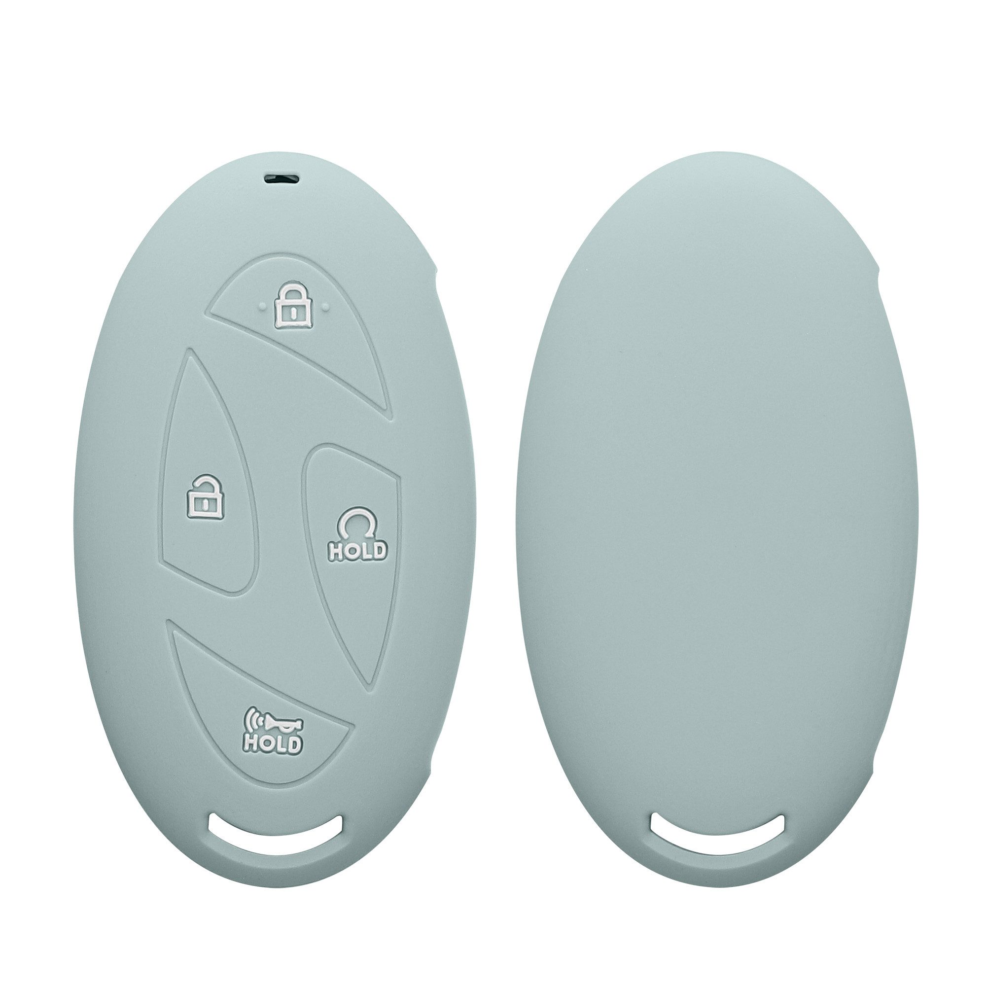 kwmobile Schlüsseltasche Autoschlüssel Silikon Hülle für Hyundai (1-tlg), Schlüsselhülle Schlüssel Case Cover