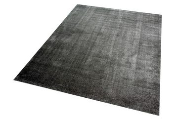 Teppich Moderner Teppich Wohnzimmerteppich uni einfarbig anthrazit grau, Carpetia, rechteckig, Höhe: 17 mm