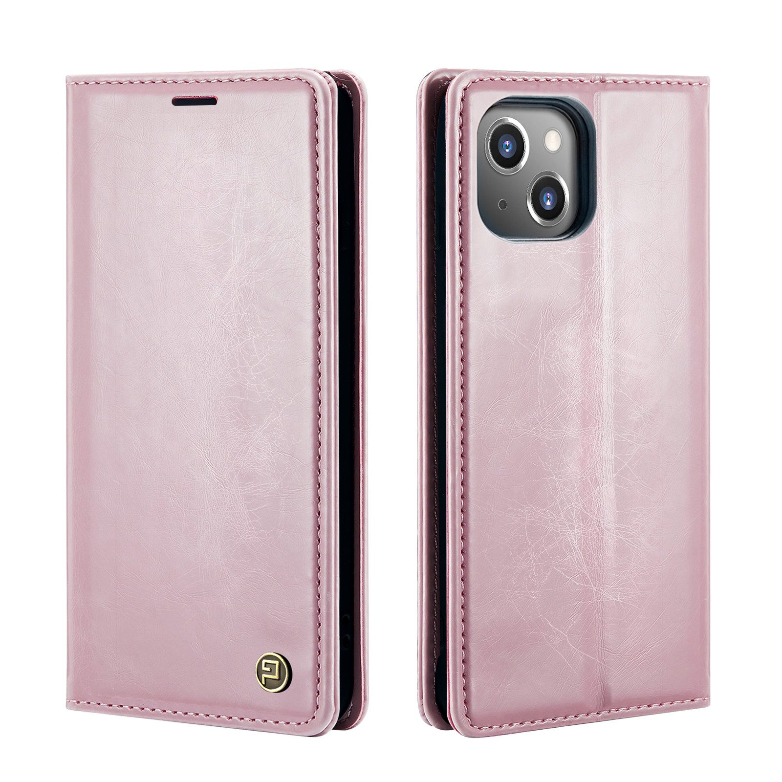 Tec-Expert Handyhülle Tasche Hülle für Apple iPhone 15 6.1 Zoll, 6.1, Cover Klapphülle Case mit Kartenfach RFID Schutz aufstellbar