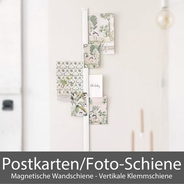 STRÜSSMANN® Wandregal Foto-/Postkarten magnetische Wandschiene, magnetisch, zum Einstecken