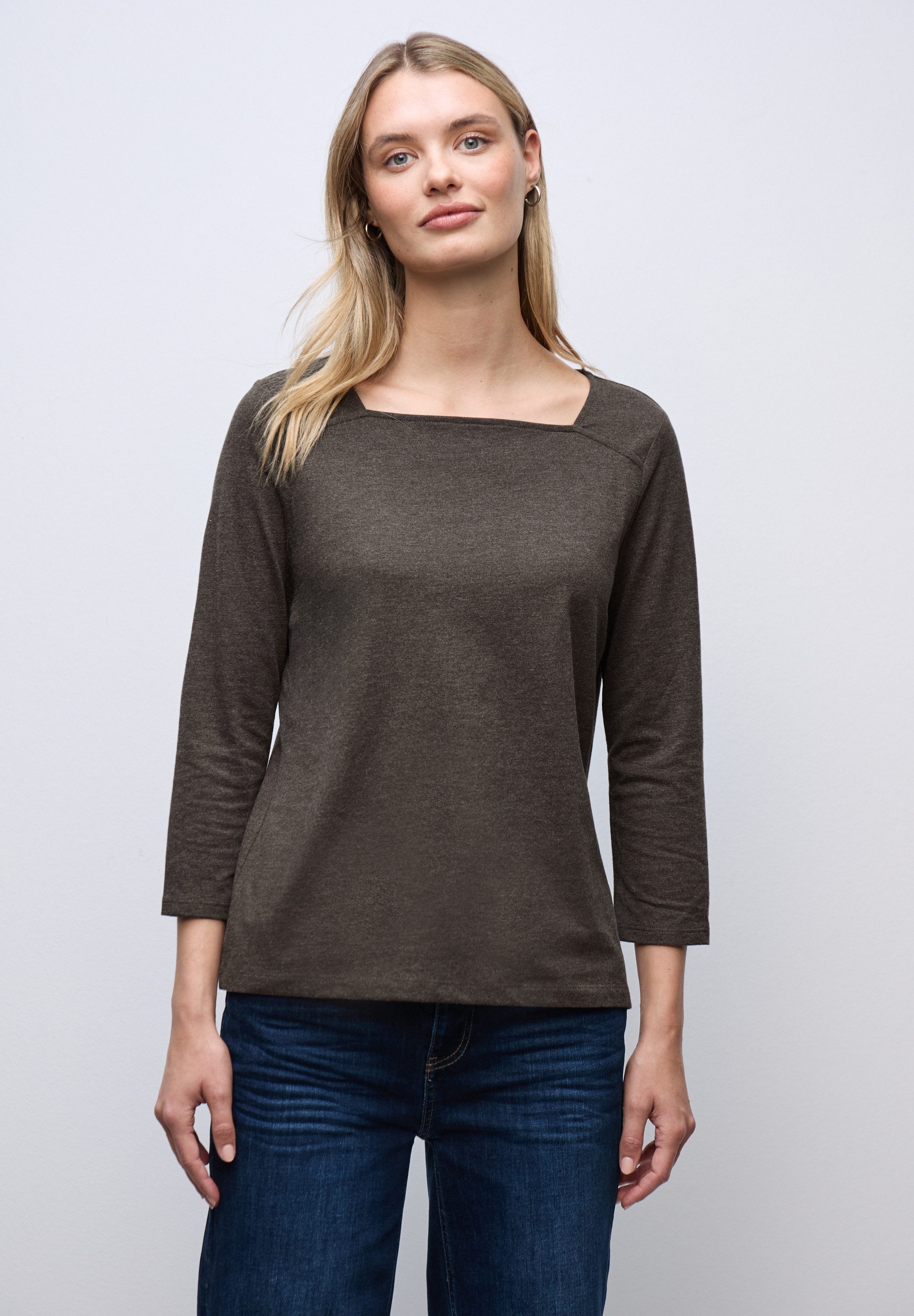 STREET ONE T-Shirt im soften Baumwoll-Mix günstig online kaufen