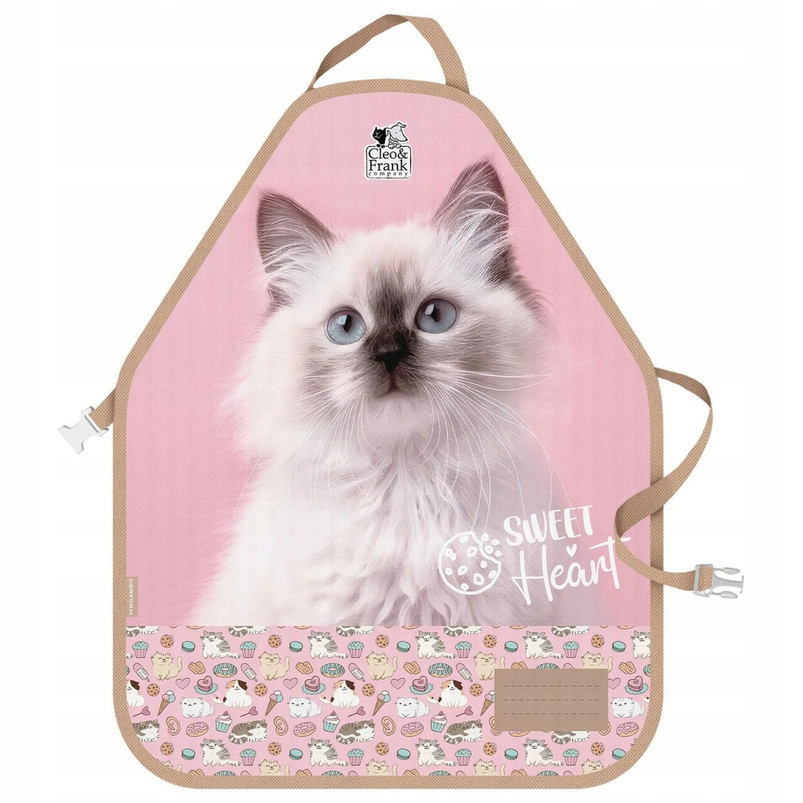 DERFORM Malschürze DERFORM Kinder Schürze Kätzchen – Küche, Malen, Basteln, Schutz, (1-tlg)