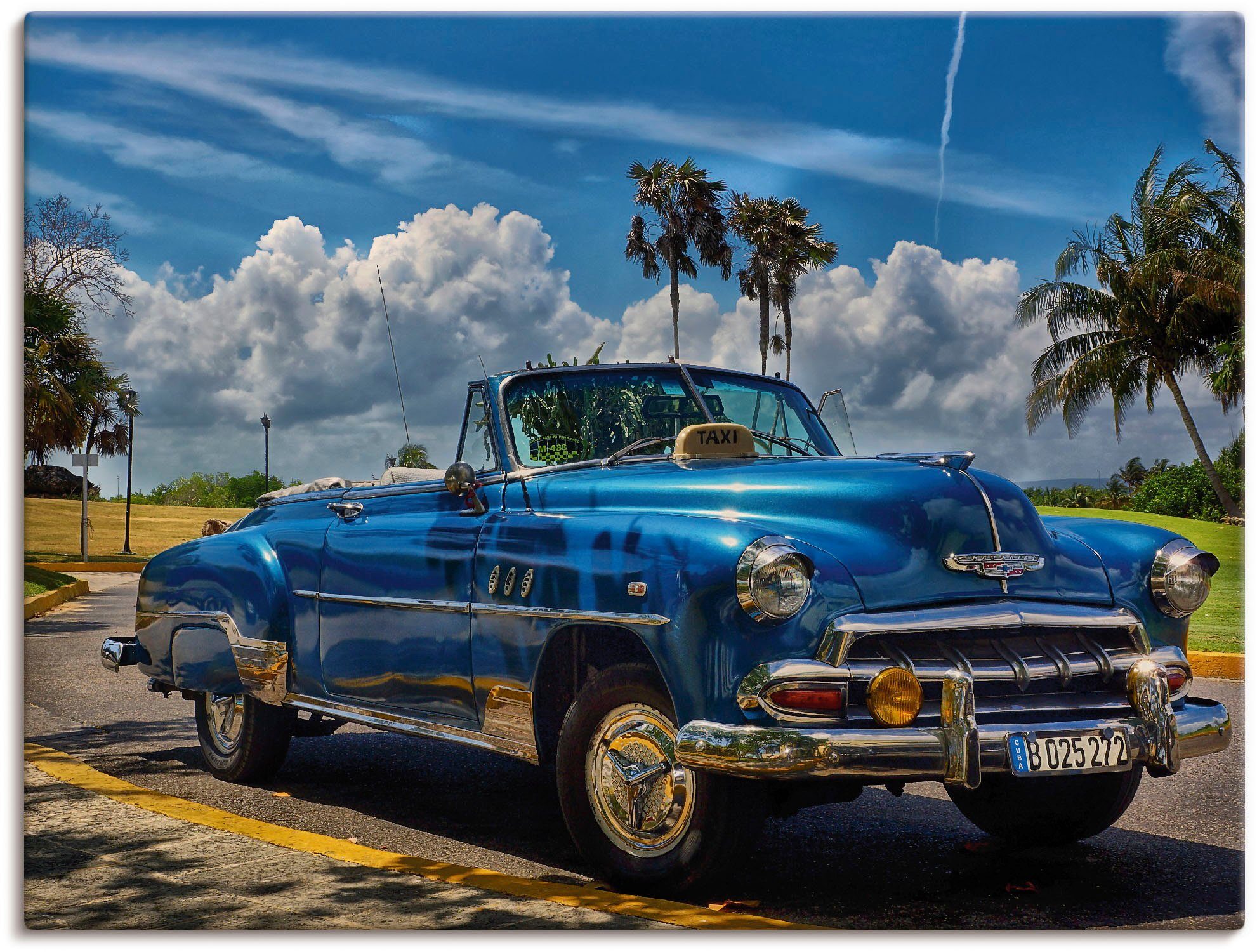 Artland Wandbild Havanna Flair, Auto (1 St), als Alubild, Leinwandbild in verschied. Größen