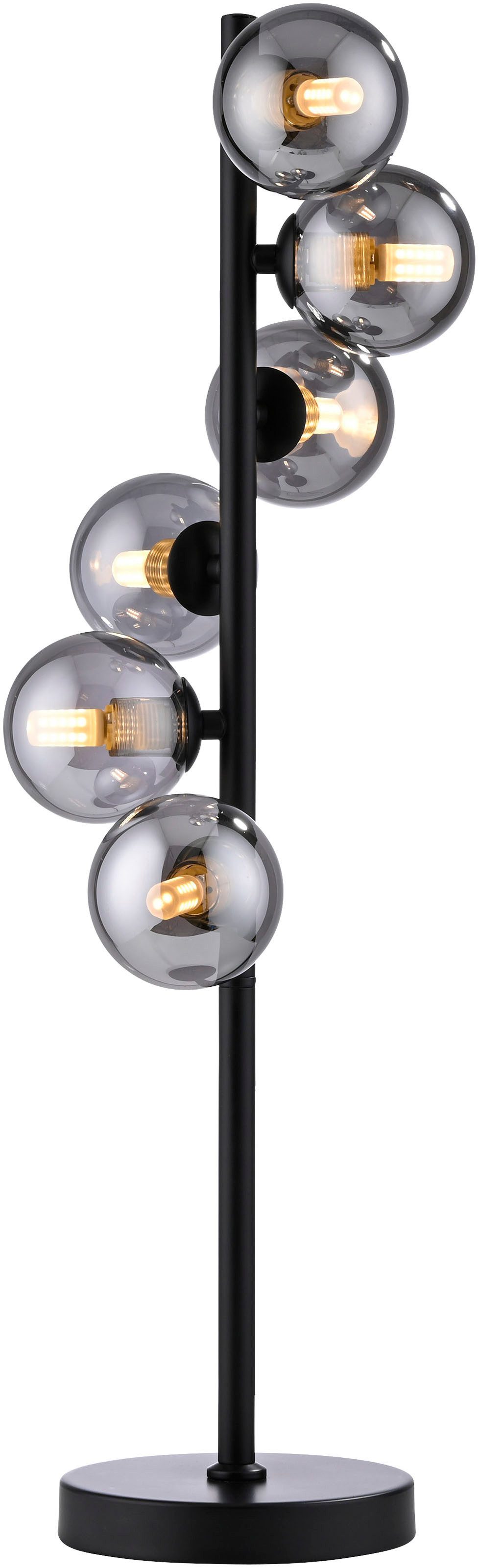 SCHÖNER WOHNEN-Kollektion LED Tischleuchte DUBAI, Ein-/Ausschalter, LED wechselbar, Warmweiß, SCHÖNER WOHNEN Kollektion, Schnurschalter