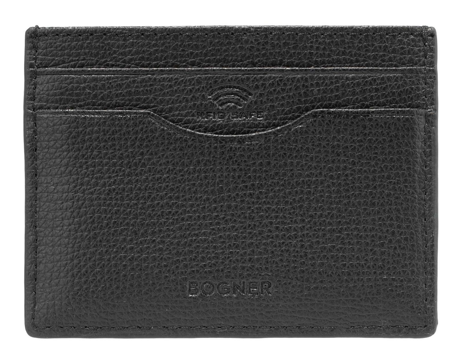 BOGNER Kartenetui Ilana Cardholder, aus echtem Rindsleder mit RFID-Blocker Schutz