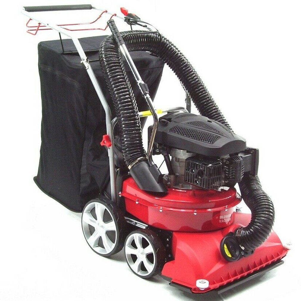 Apex Benzin-Laubsauger 4in1 Laubsauger Laubbläser Kehrmaschine Radantrieb Laubhäcksler