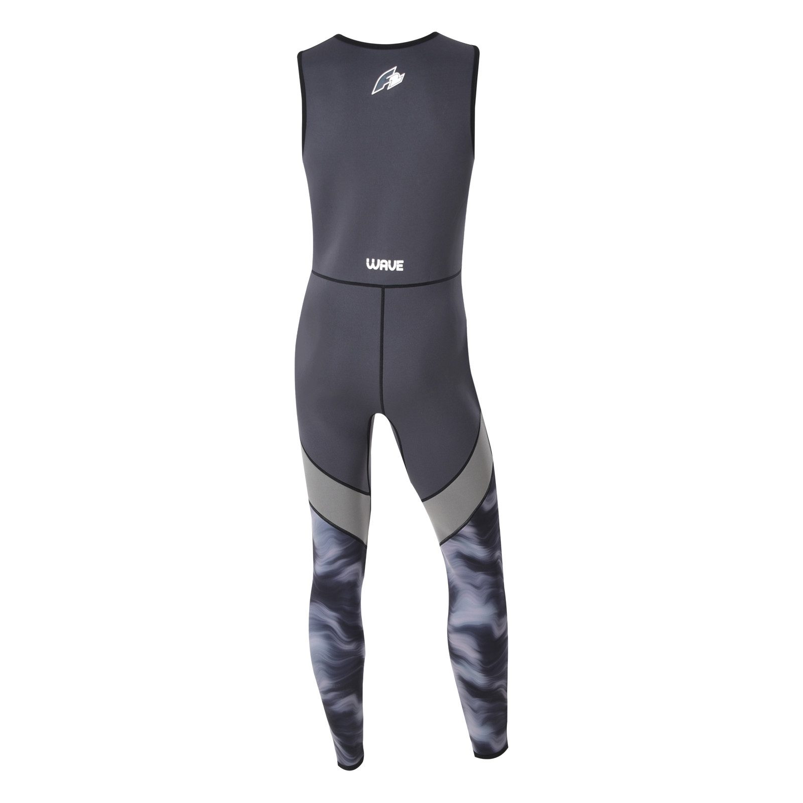 F2 Neoprenanzug F2 Herren Neopren Anzug Wave Longjohn 2,5 mm XL Anthrazit – Bild 3 von 3