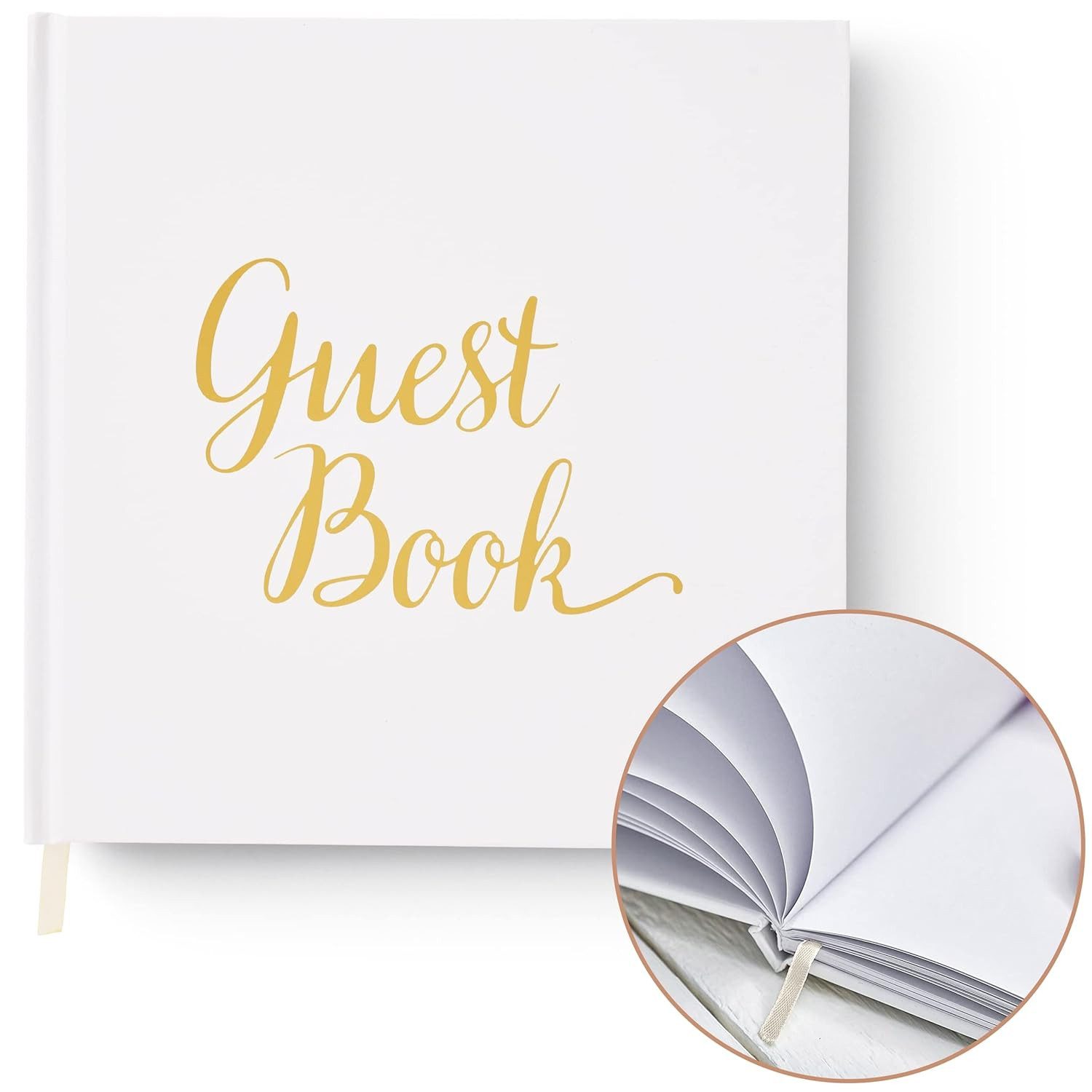 Your Perfect Day Notizbuch Your Perfect Day Hochzeits-Gästebuch mit Elfenbeinband, 64 Seiten
