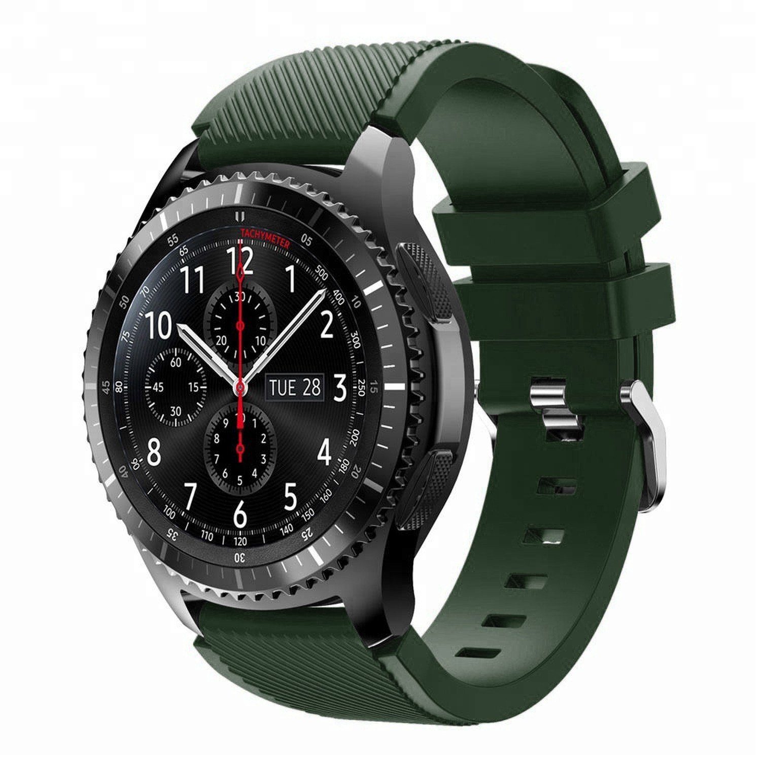 Cadorabo Smartwatch-Armband, Smartwatch Band 22mm Samsung Galaxy Gear S3 / günstig online kaufen