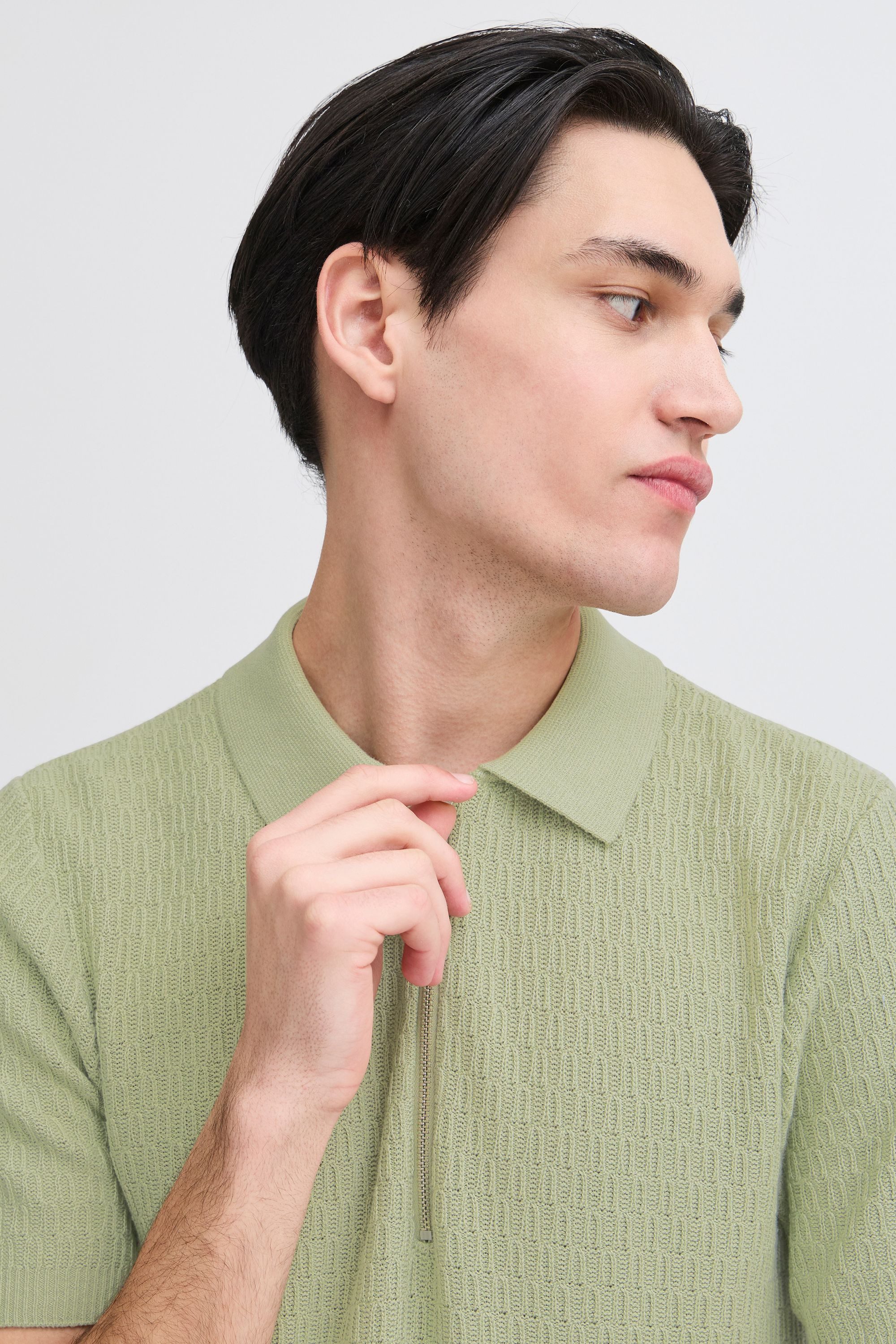 Casual Friday Poloshirt CFJoe Schickes Polohemd mit Reißverschluss