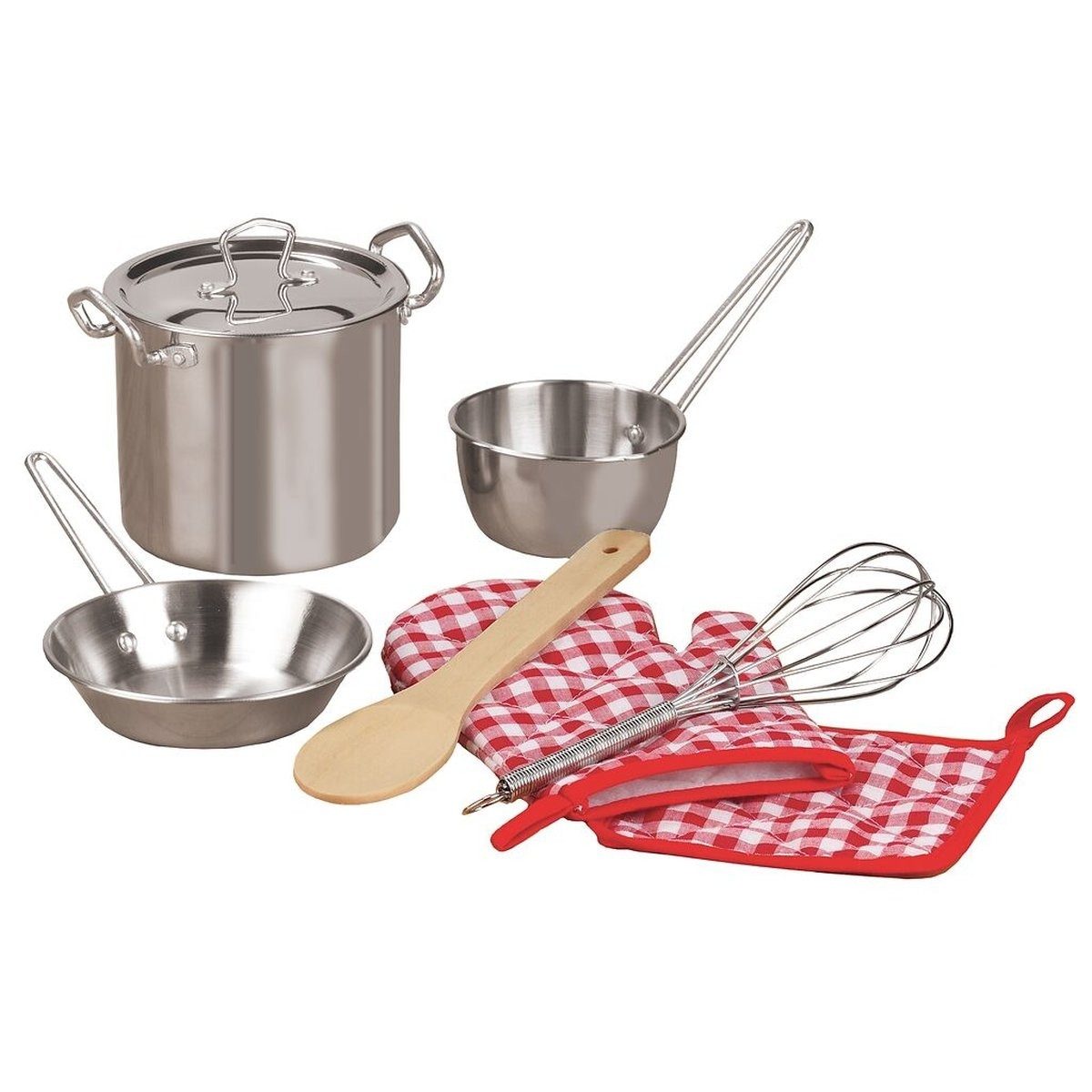 Moses. Verlag Kinder-Küchenset Kinder Kochset 13-teilig Edelstahl mit Zubehör ab 6 Jahren