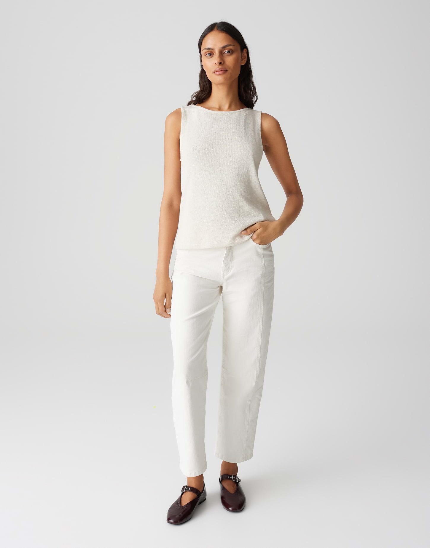 OPUS Shirttop ILONKA Loose in edler Strickoptik