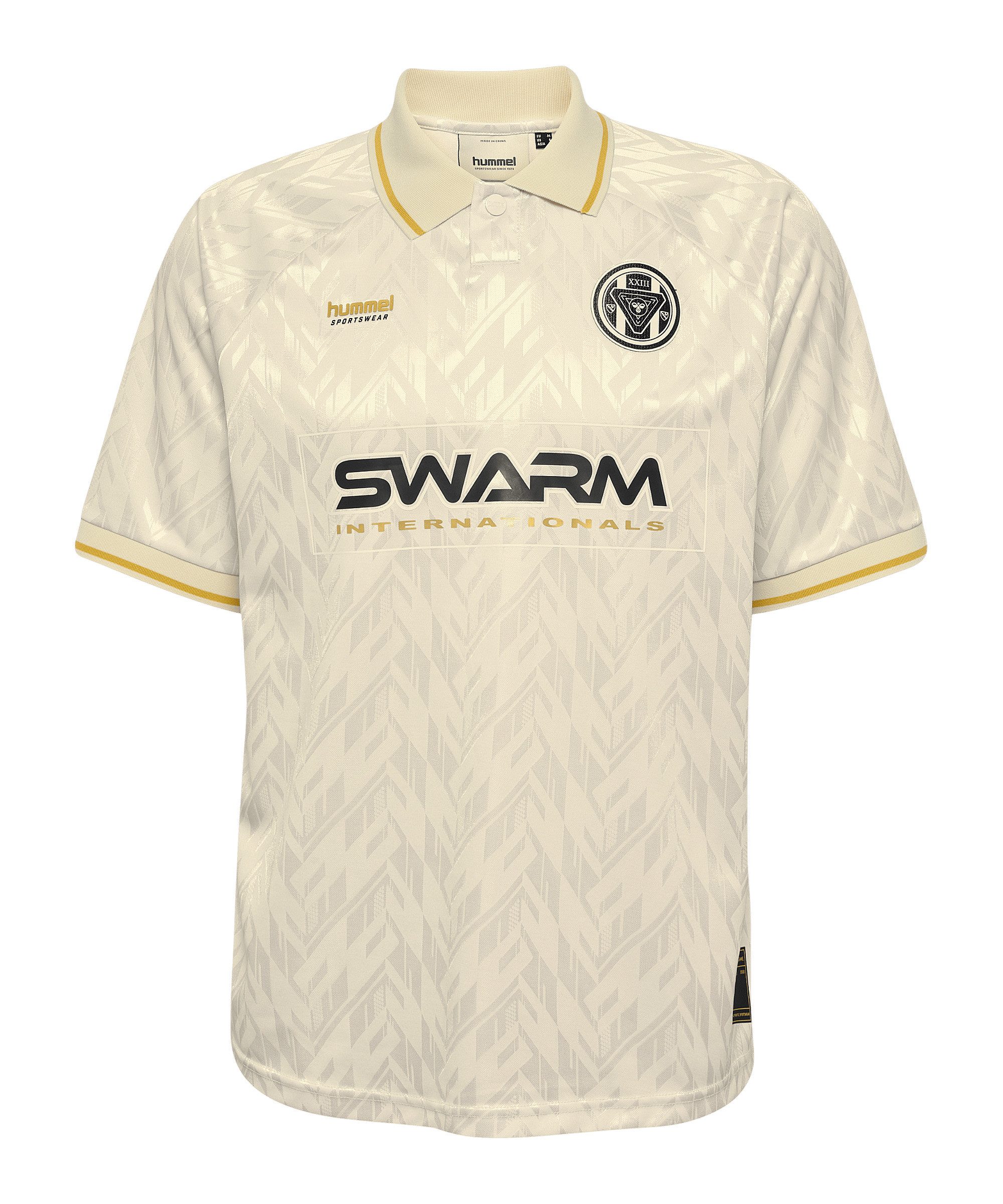 hummel Fußballtrikot Hummel Loose Bay Soccer S/S Trikot Weiß Trikots Teamsport