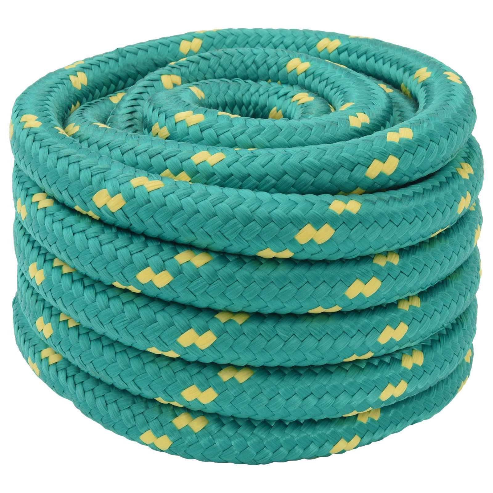 vidaXL Seil Bootsseil Grün PP (1-tlg)