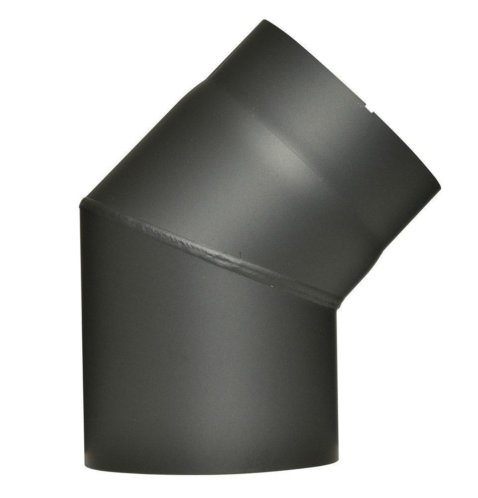 Firefix Ofenrohr FireFix Ofenrohrbogen 45°, Ø 150 mm, schwarz