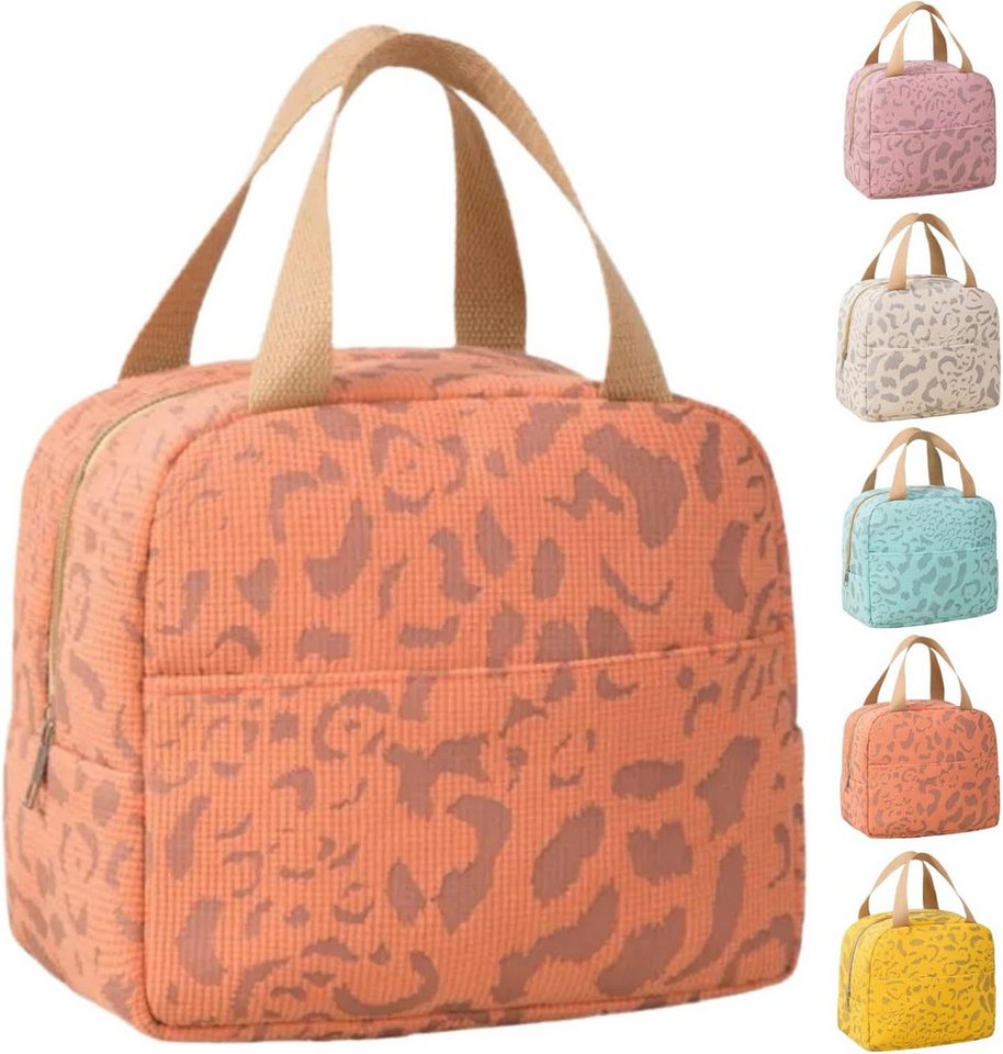 Agger Kühltasche Kleine Kühltasche Für Unterwegs - Wiederverwendbare, Wasserdichte, Isolierte Lunchtasche mit Alufolie Thermo-Isolierung