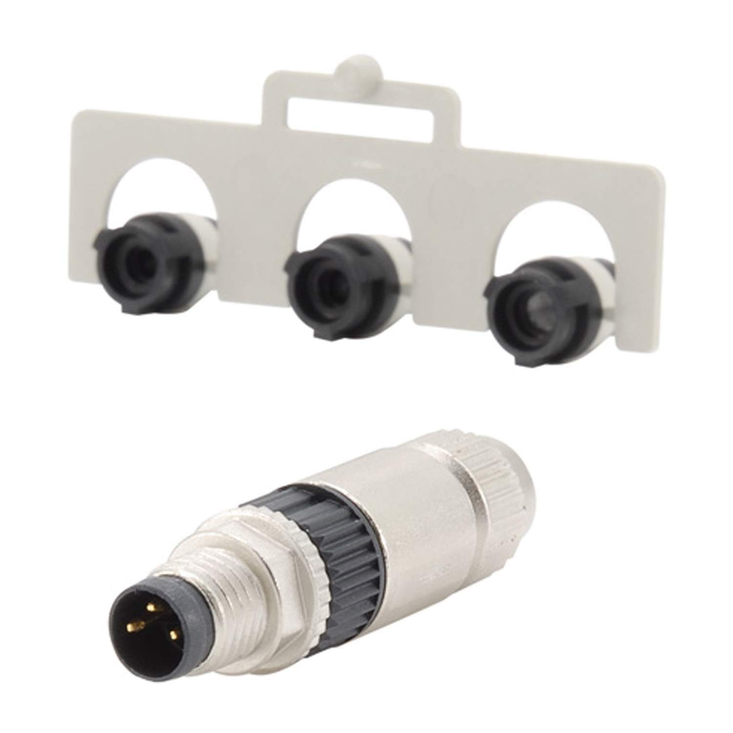 Harting Rundstecker Titel:M8 Sensorsteckverbinder gerade Stift Schneidklemmanschluss (IDC