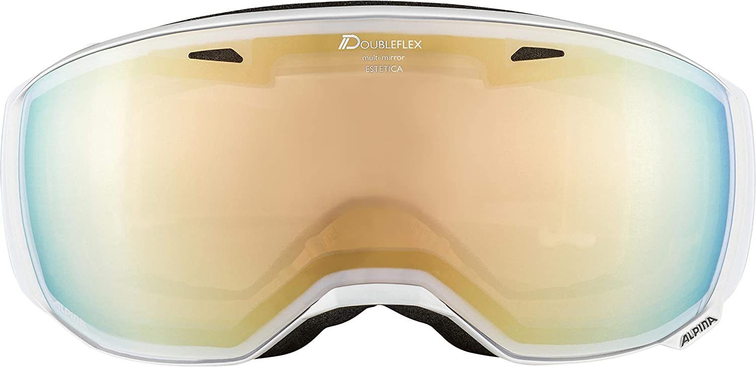 Skibrille Sports Alpina Stirnband Alpina Erwachsenen ESTETICA MM Alpina weiß A7246