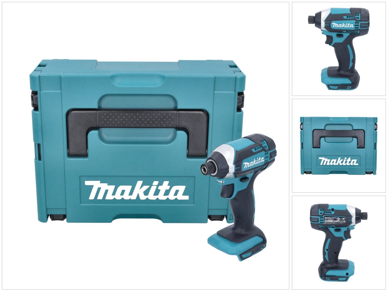 Makita Akku-Schlagschrauber DTD 152 ZJ 18V Li-Ion Akku Schlagschrauber im Makpac - ohne Akku, ohn