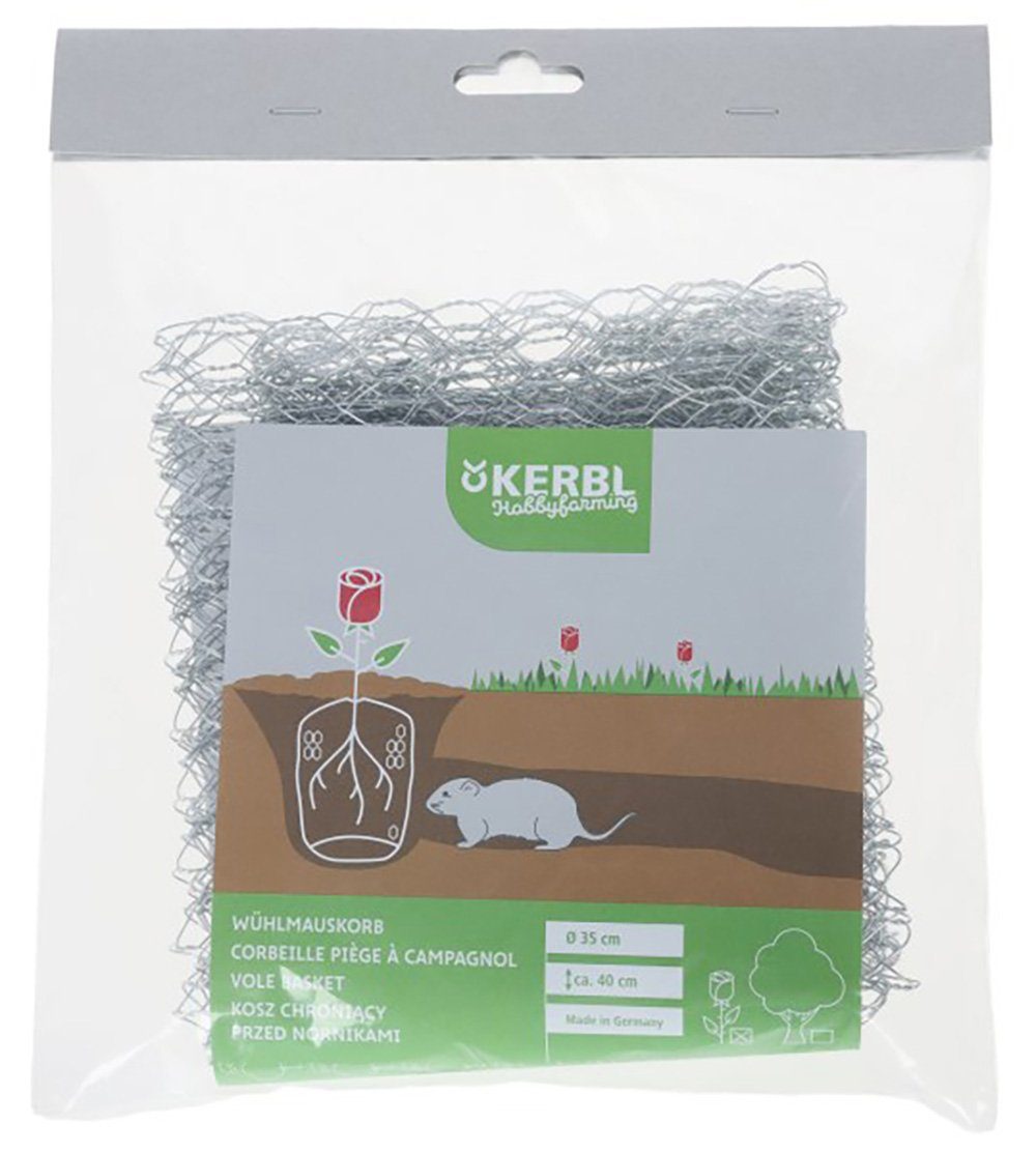 Kerbl Drahtkorb Kerbl Wühlmauskorb, unverzinkt, klein, 35 cm, 291174