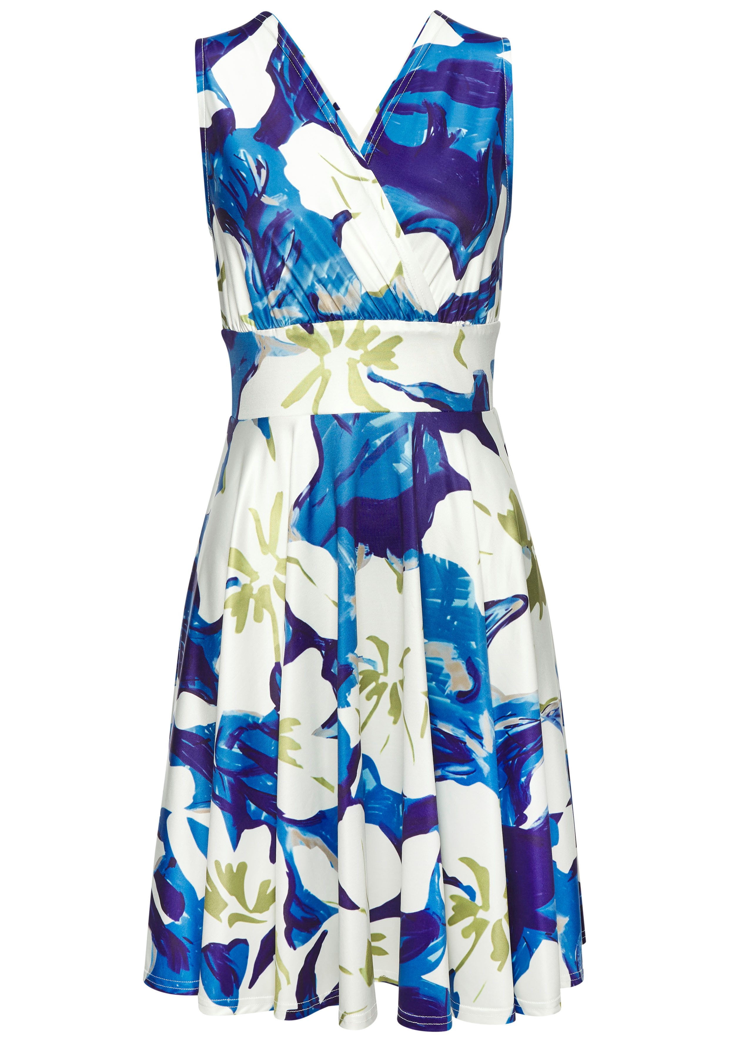 Vivance Jerseykleid in Wickeloptik, tailliertes Minikleid, günstig online kaufen