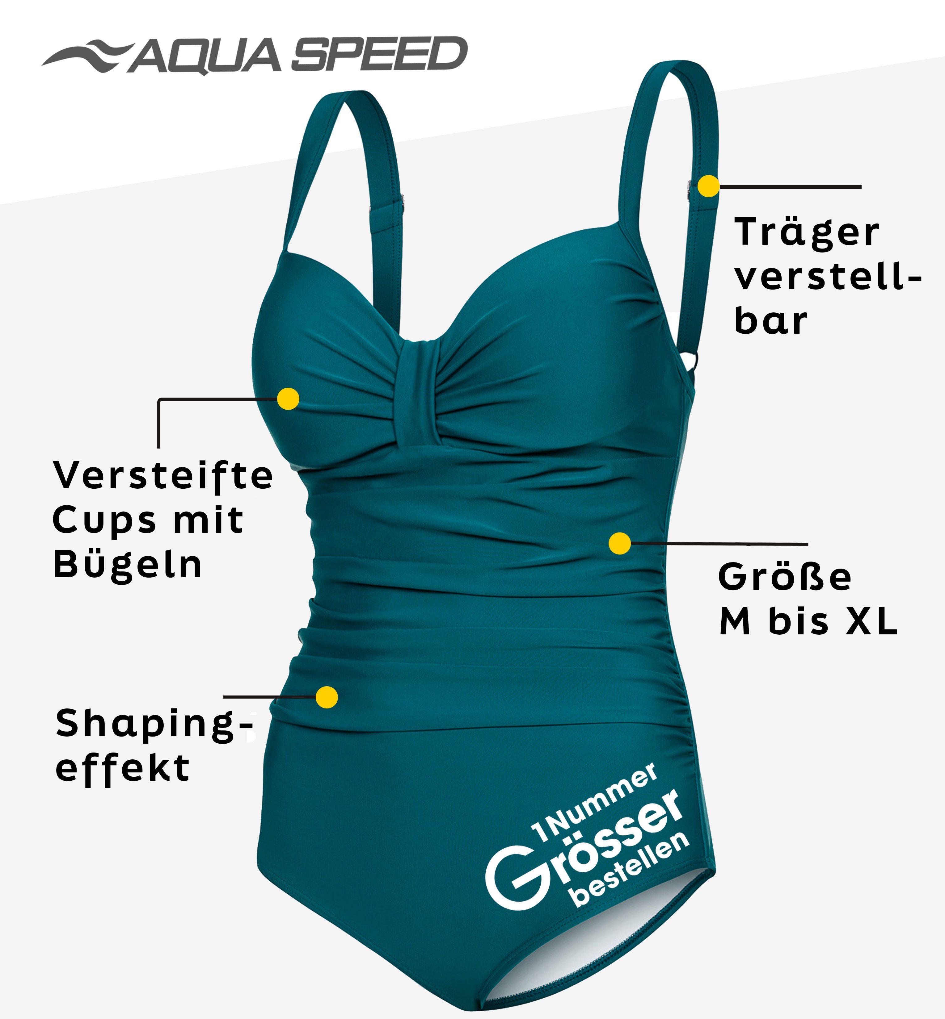 Aqua Speed Badeanzug Olivia Badeanzug für Damen Damenbadeanzug einteilig el günstig online kaufen