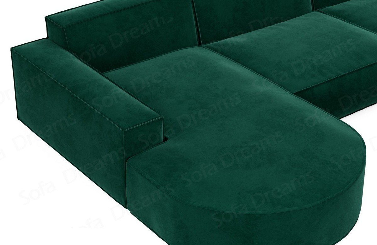 Alegranza Stoffsofa Sofa Eck kurz Grün-Mo37 Sofa Polstersofa L Polster Couch Design Ecksofa Dreams