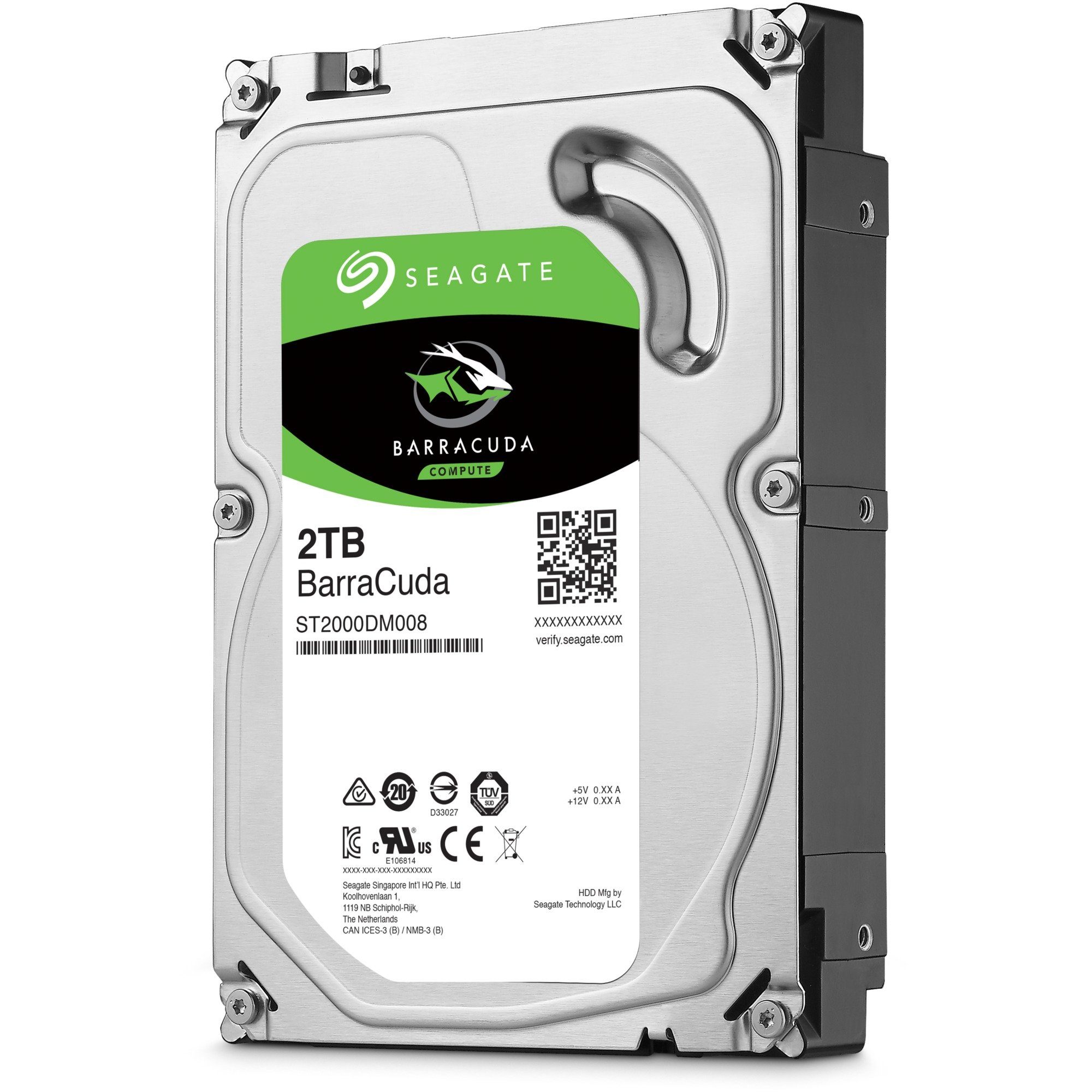 Seagate Seagate ST2000DM008 2 TB, Festplatte, (SATA 6 HDD-Festplatte (2 TB) 3.5"