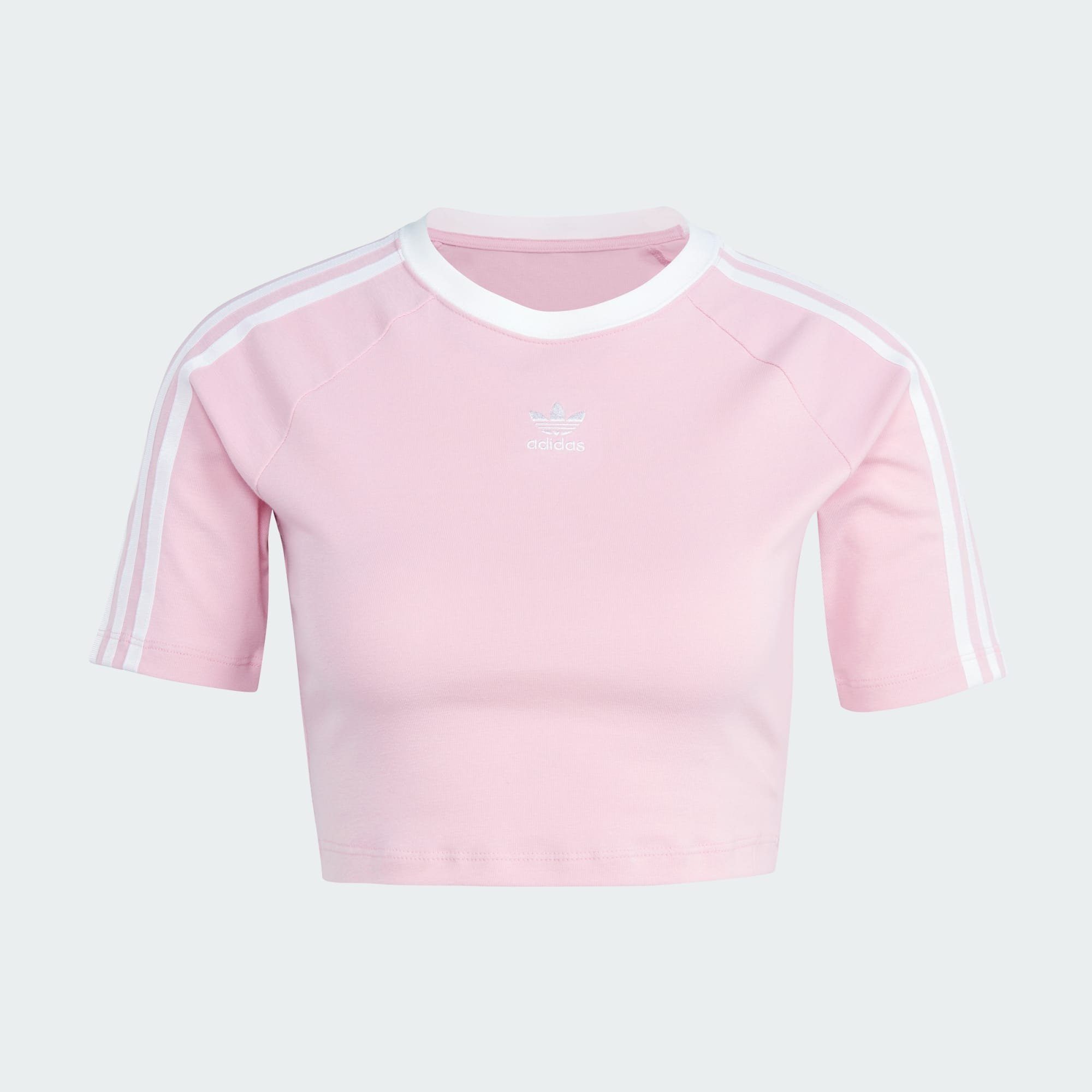 T-Shirt Originals T-SHIRT BABY adidas Pink True 3-STREIFEN