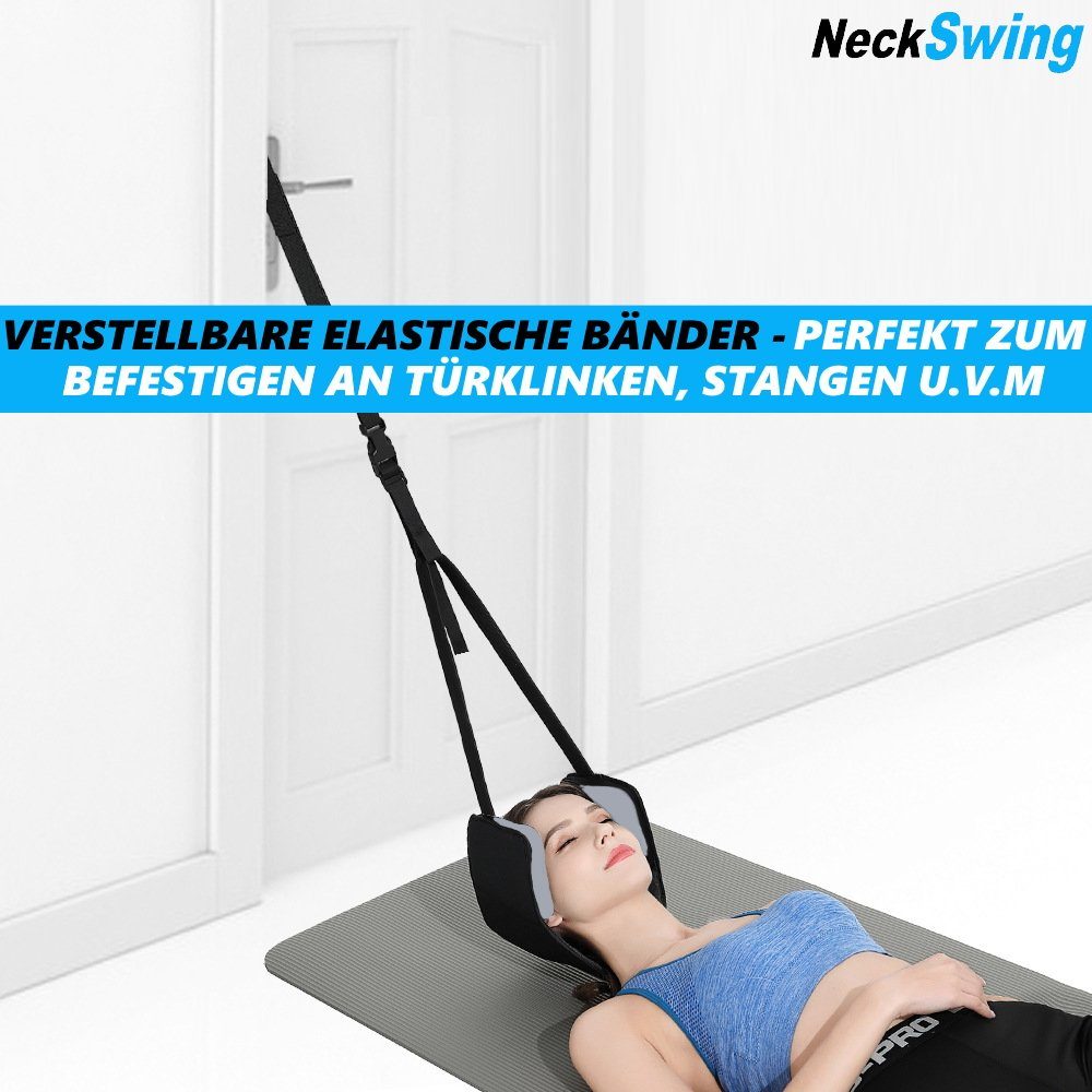 Nackenverspannungen Hängematte NeckSwing Nackenstrecker), Hals Premium Nackenhängematte Dehner Nacken MAVURA (Nackenmassagegerät Nackendehner Nackenschaukel Strecker Halshängematte