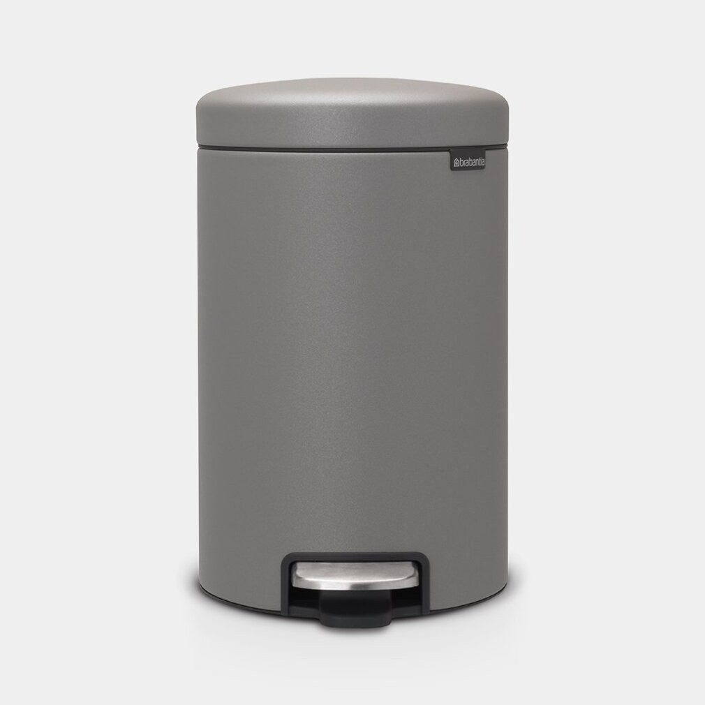 Brabantia Mülltrennsystem Newicon 12 Liter Mineral Concrete Grey