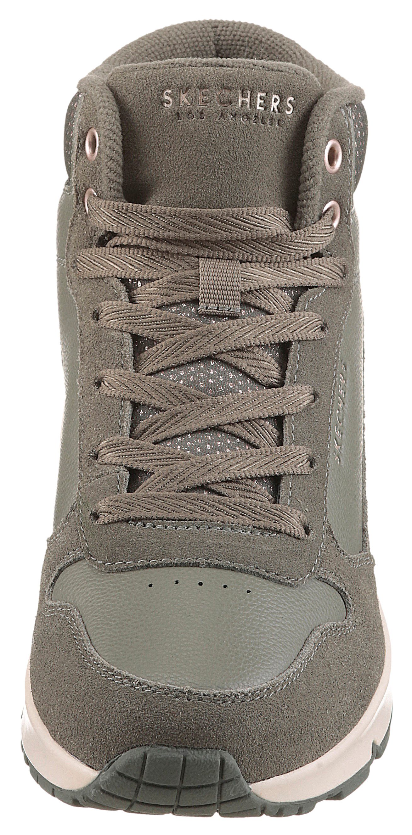 Skechers UNO-STACRE SHINE Keilsneaker High Top Sneaker, Schnürboots mit Luftkammern Sohle – Bild 4 von 5