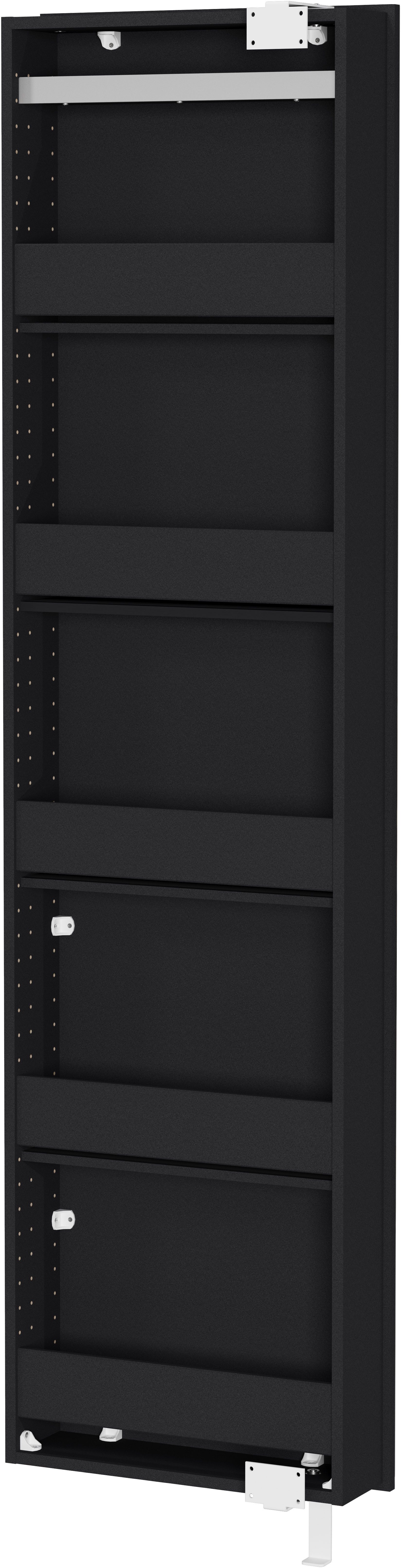 GERMANIA Schuhschrank 1189 (1-St) Drehschrank mit Spiegel, für schmale Flure, hinten offen, Tiefe: 18 cm – Bild 4 von 5