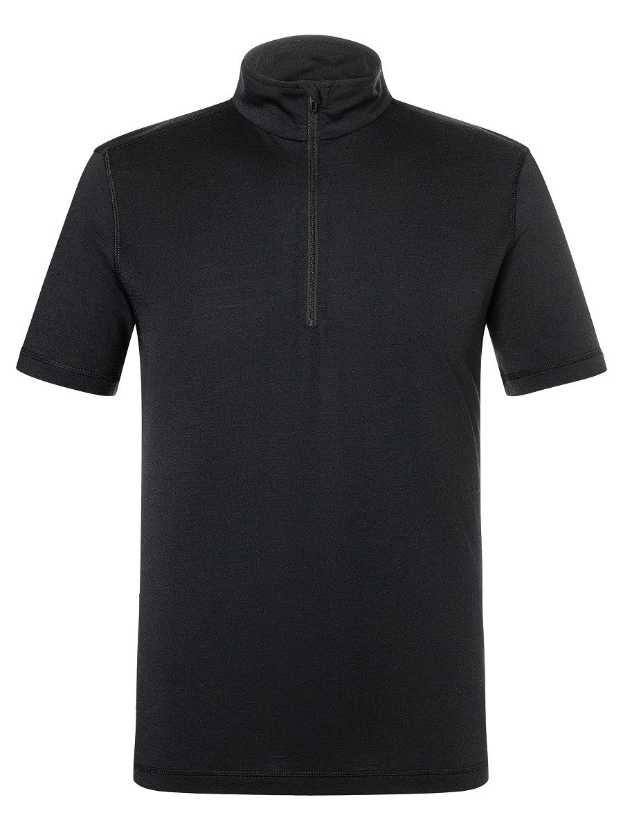 SUPER.NATURAL Funktionsshirt für Herren, Merino TUNDRA175 ZIP 1/4 SS sportlich, casual, atmungsaktiv
