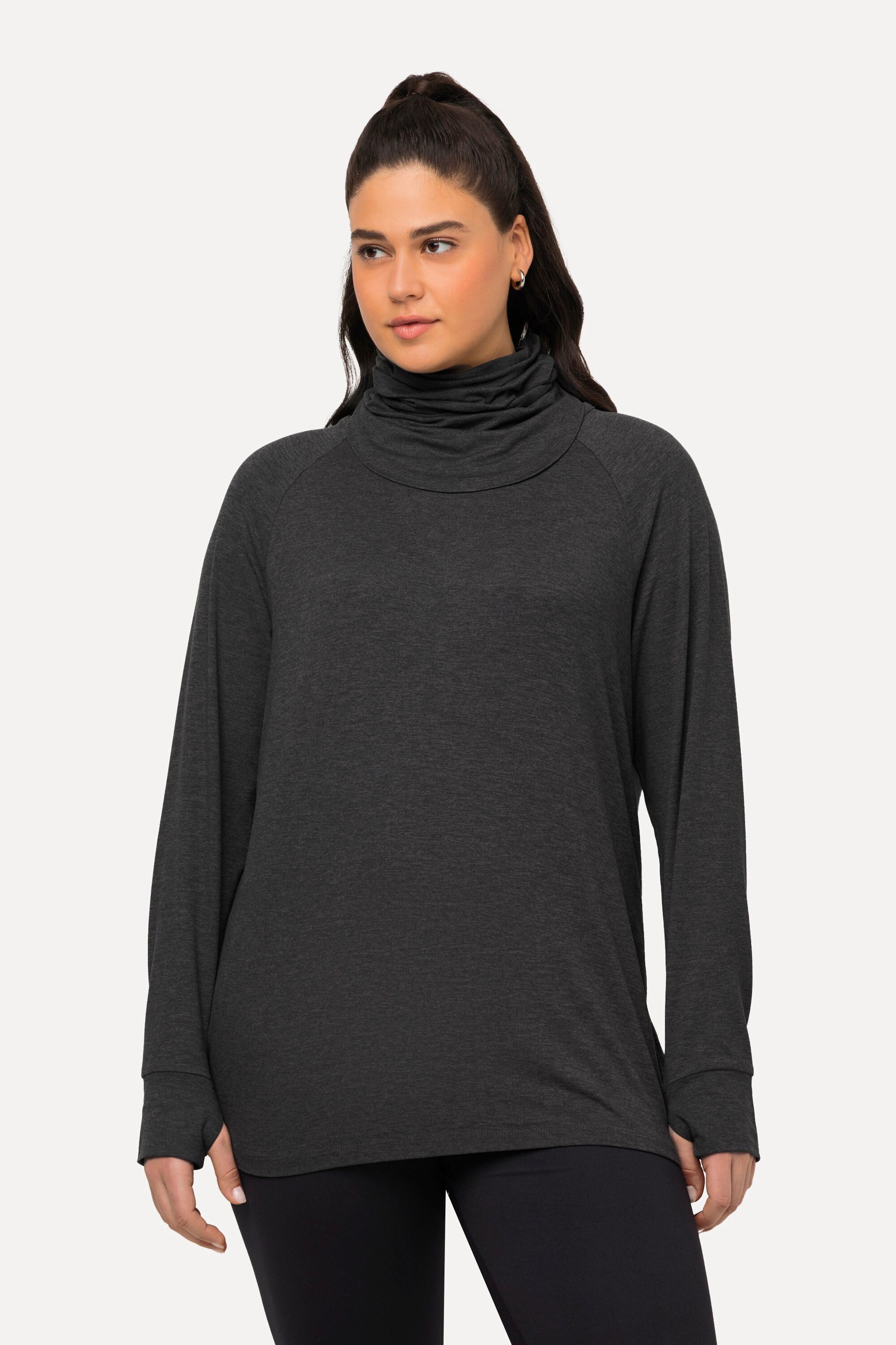 Ulla Popken Sweatshirt Sweater Loop Rundhals günstig online kaufen