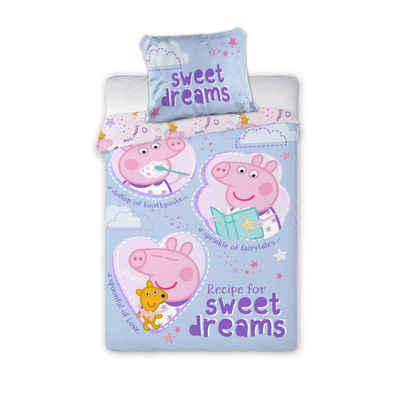 Babybettwäsche Peppa Pig Baby- Bettwäsche "sweet dreams" 135x100, FARO pln